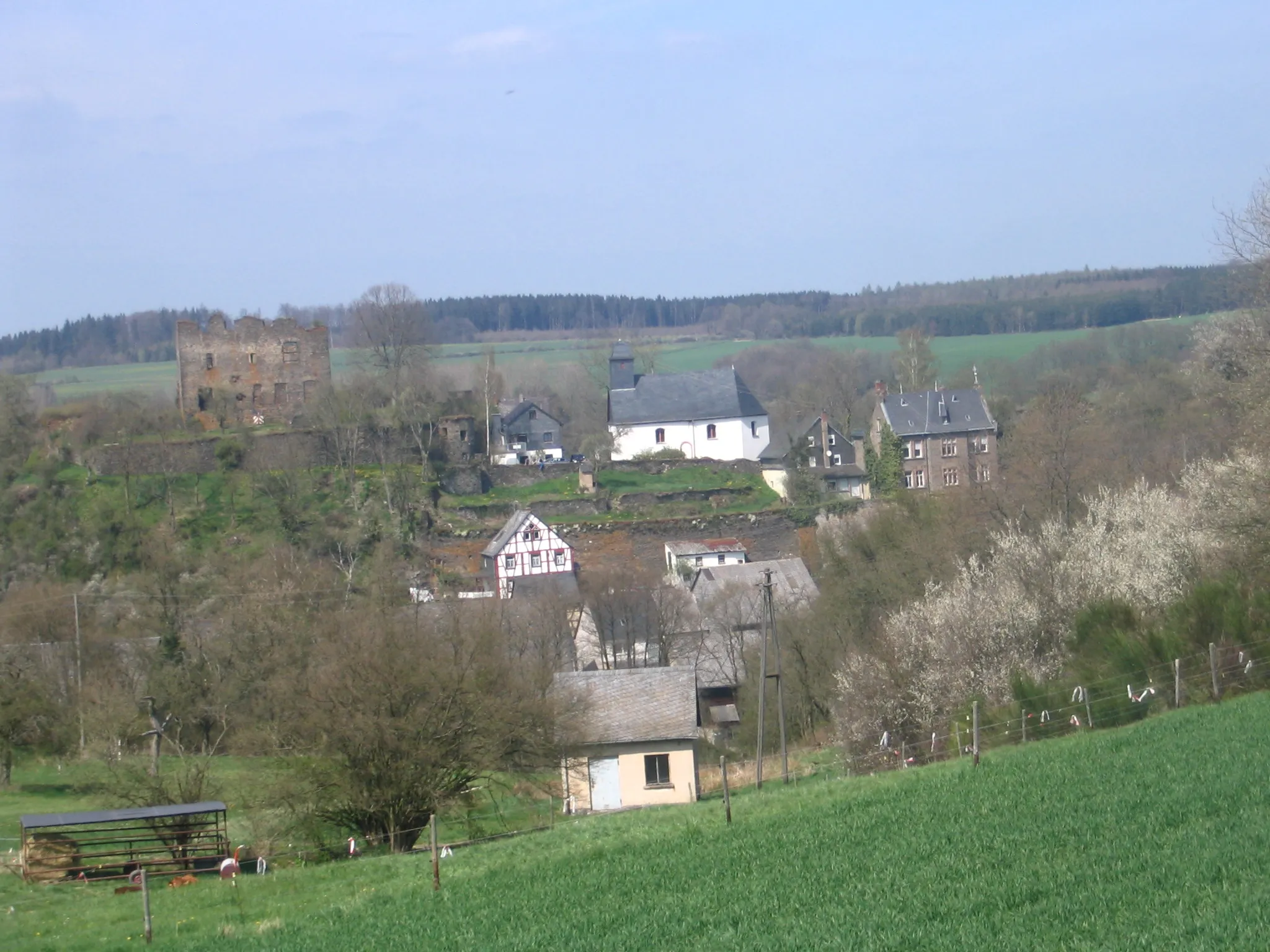 Photo showing: Village Dill in the Hunsrück landscape, Germany