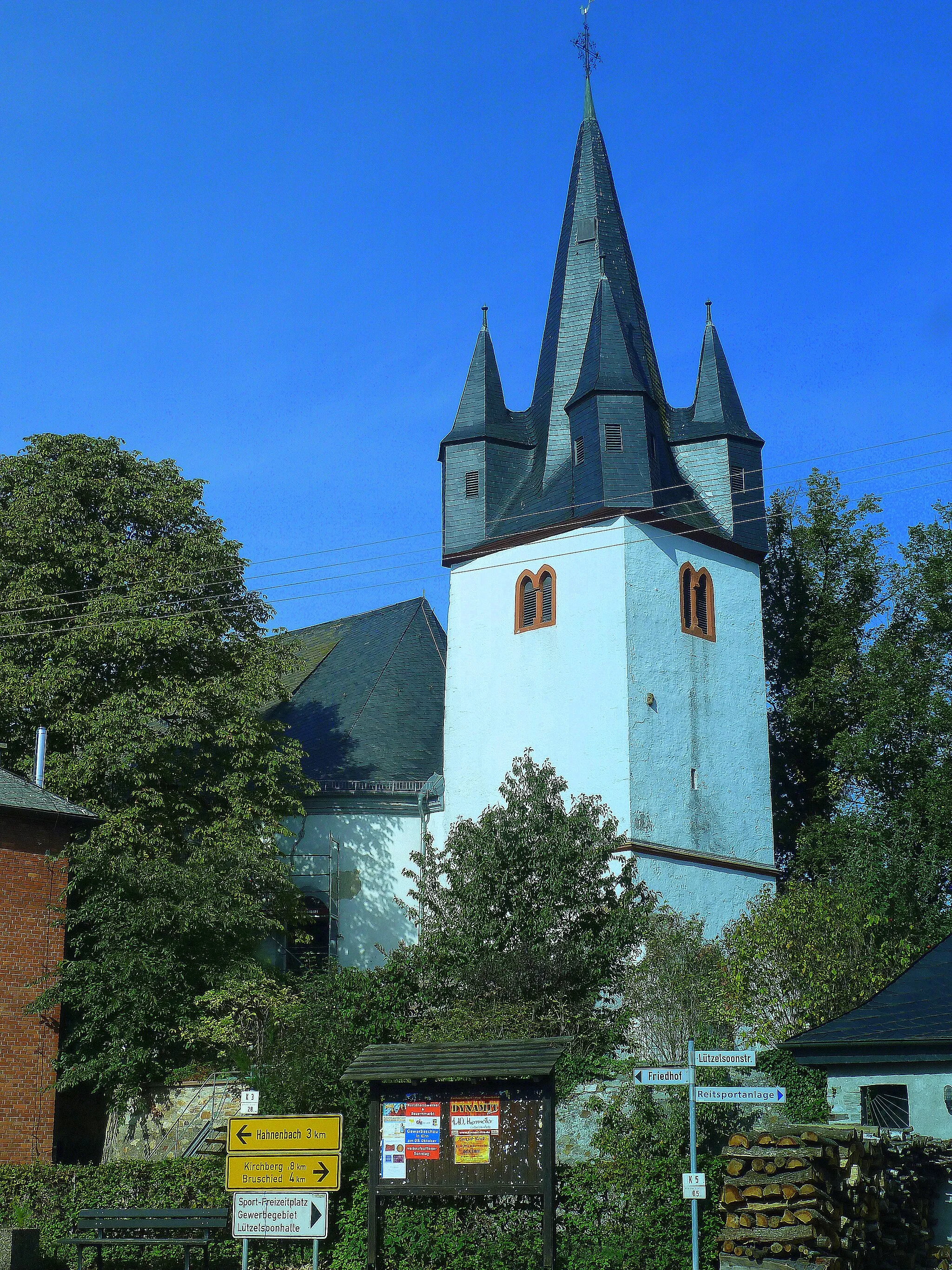 Photo showing: Ev. Pfarrkirche Hennweiler, ehemals St. Stephan