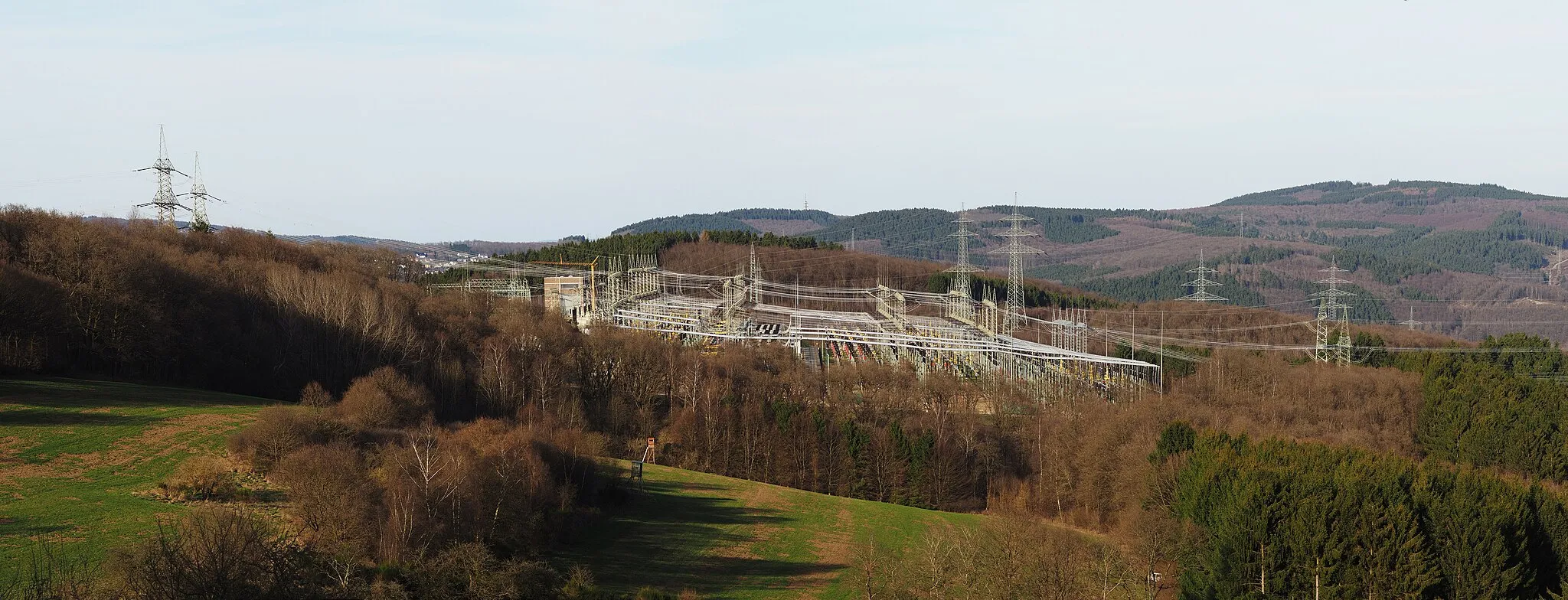 Photo showing: Dauersberg power substation