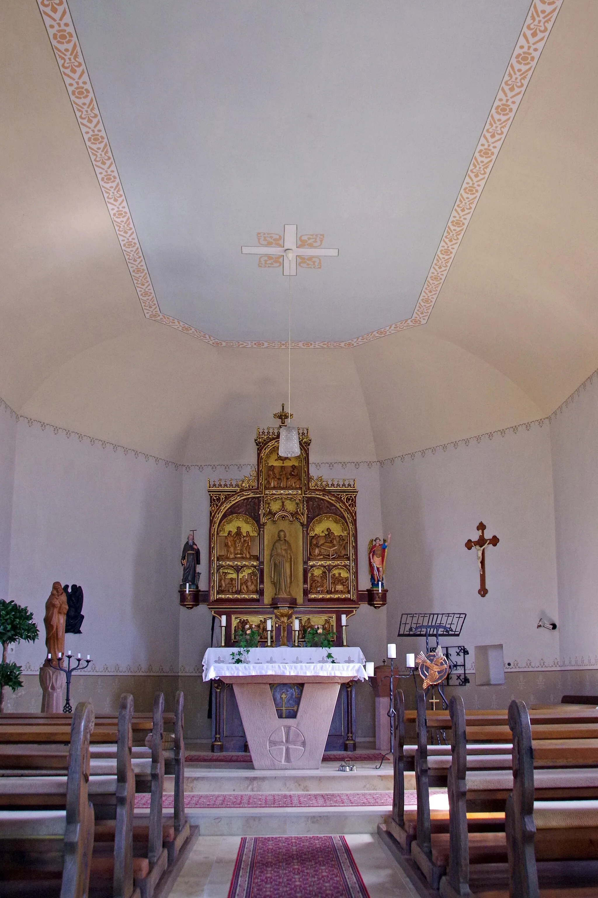 Photo showing: St. Antonius (Trierscheid), Innenraum