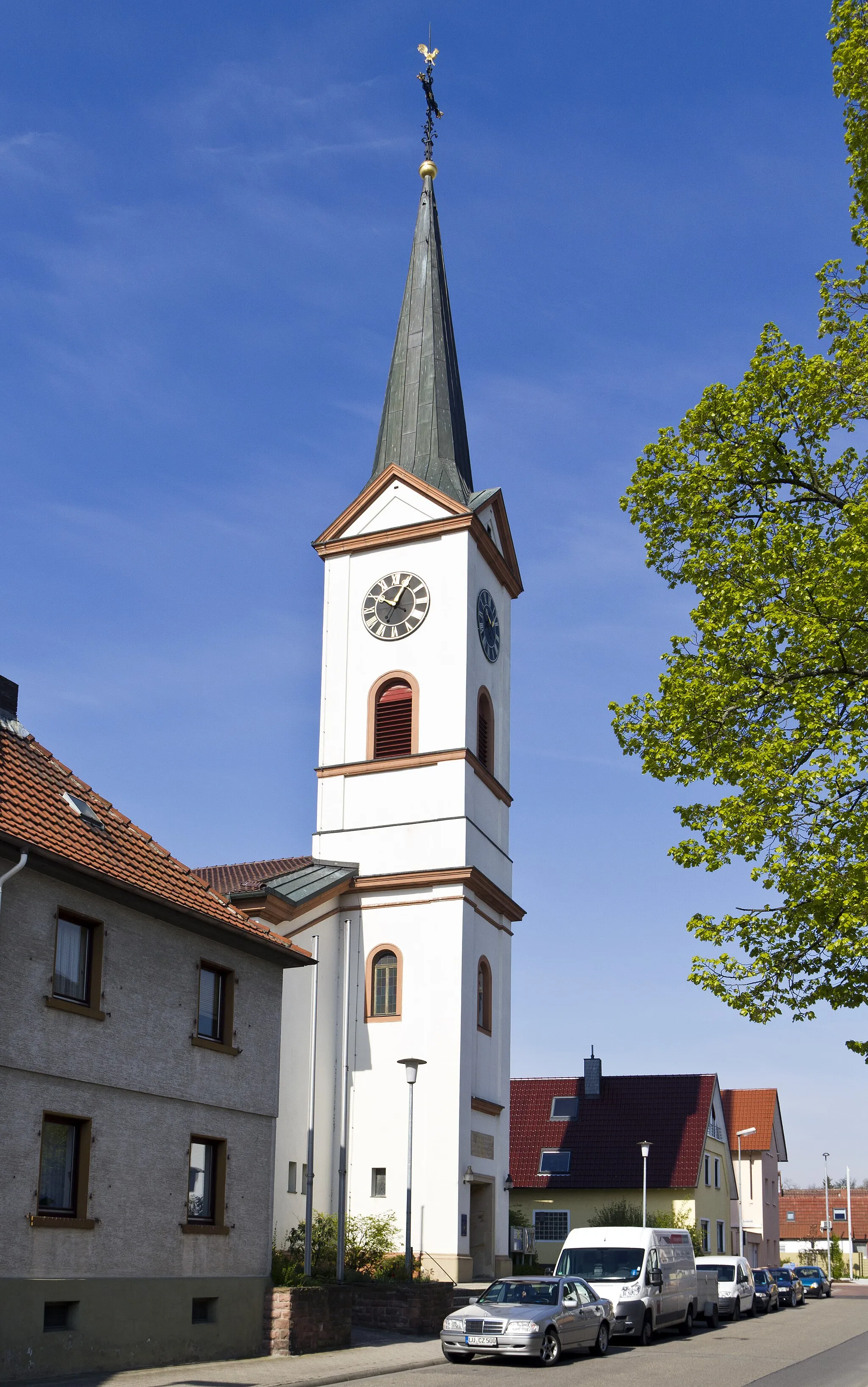 Photo showing: Bobenheim-Roxheim, Pfarrkirche St. Maria Magdalena