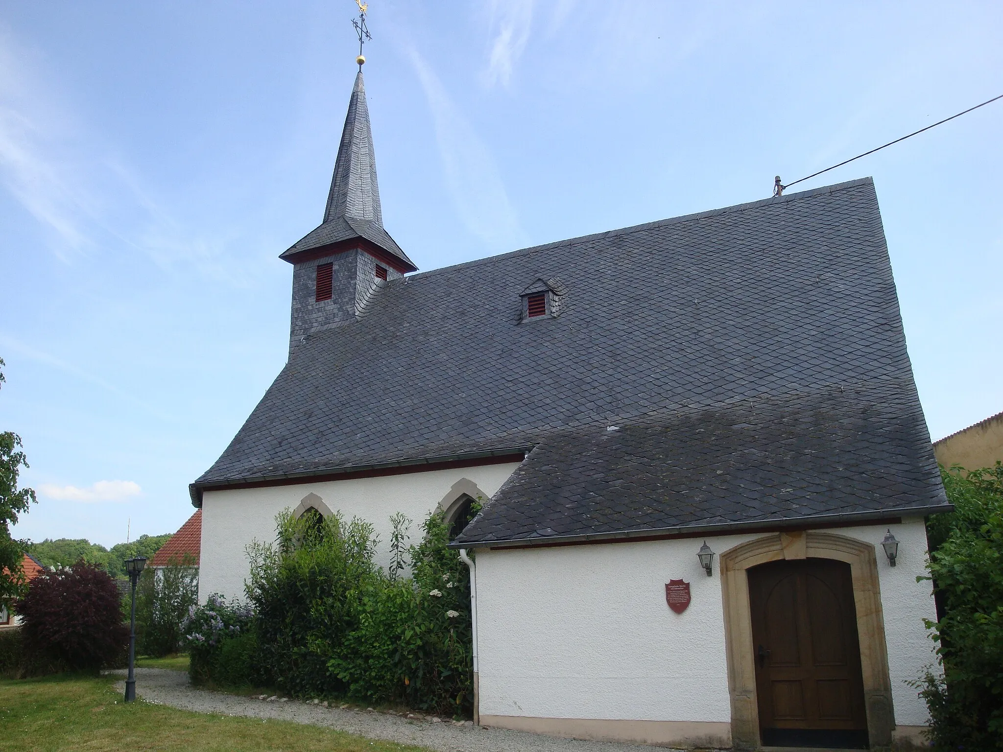 Photo showing: Evangelische Kirche Bärweiler