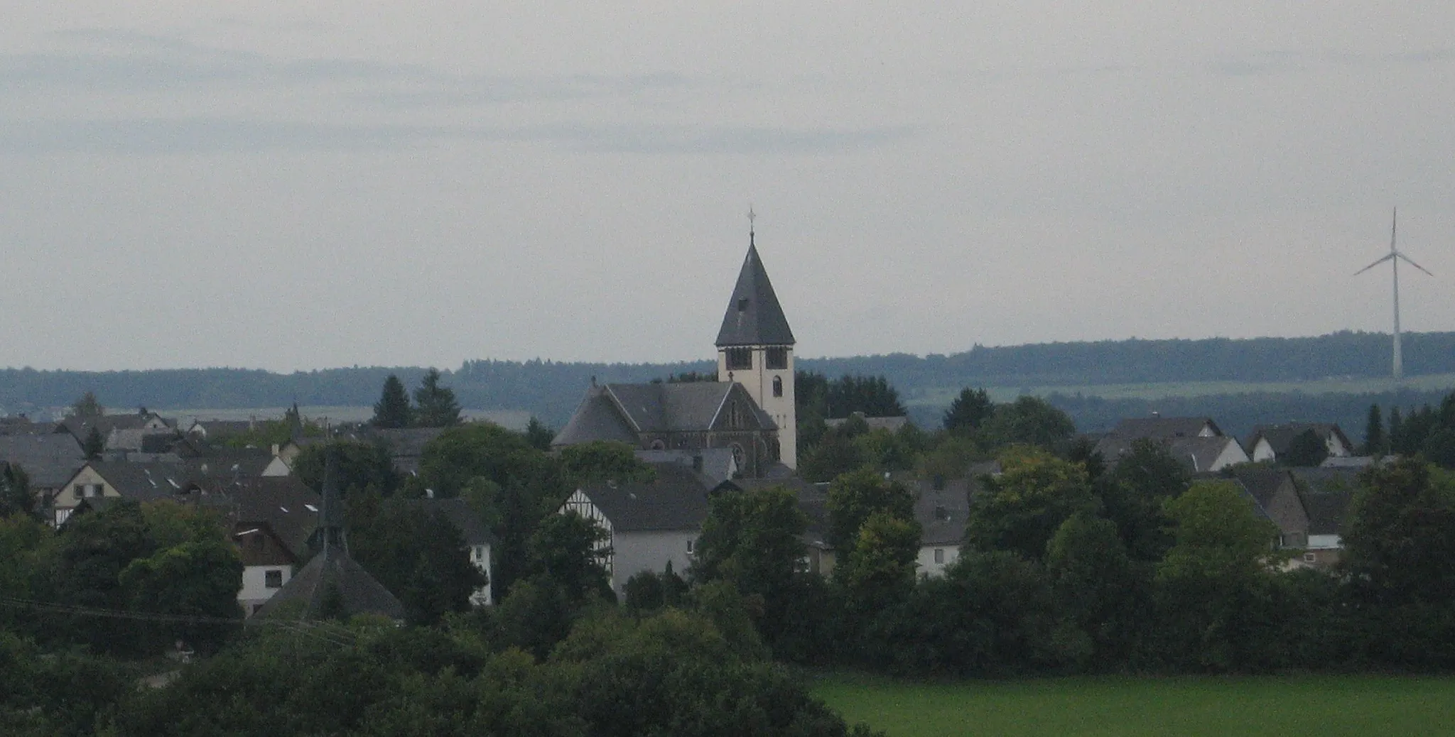 Photo showing: Village Buch in the Hunsrück landscape, Germany.