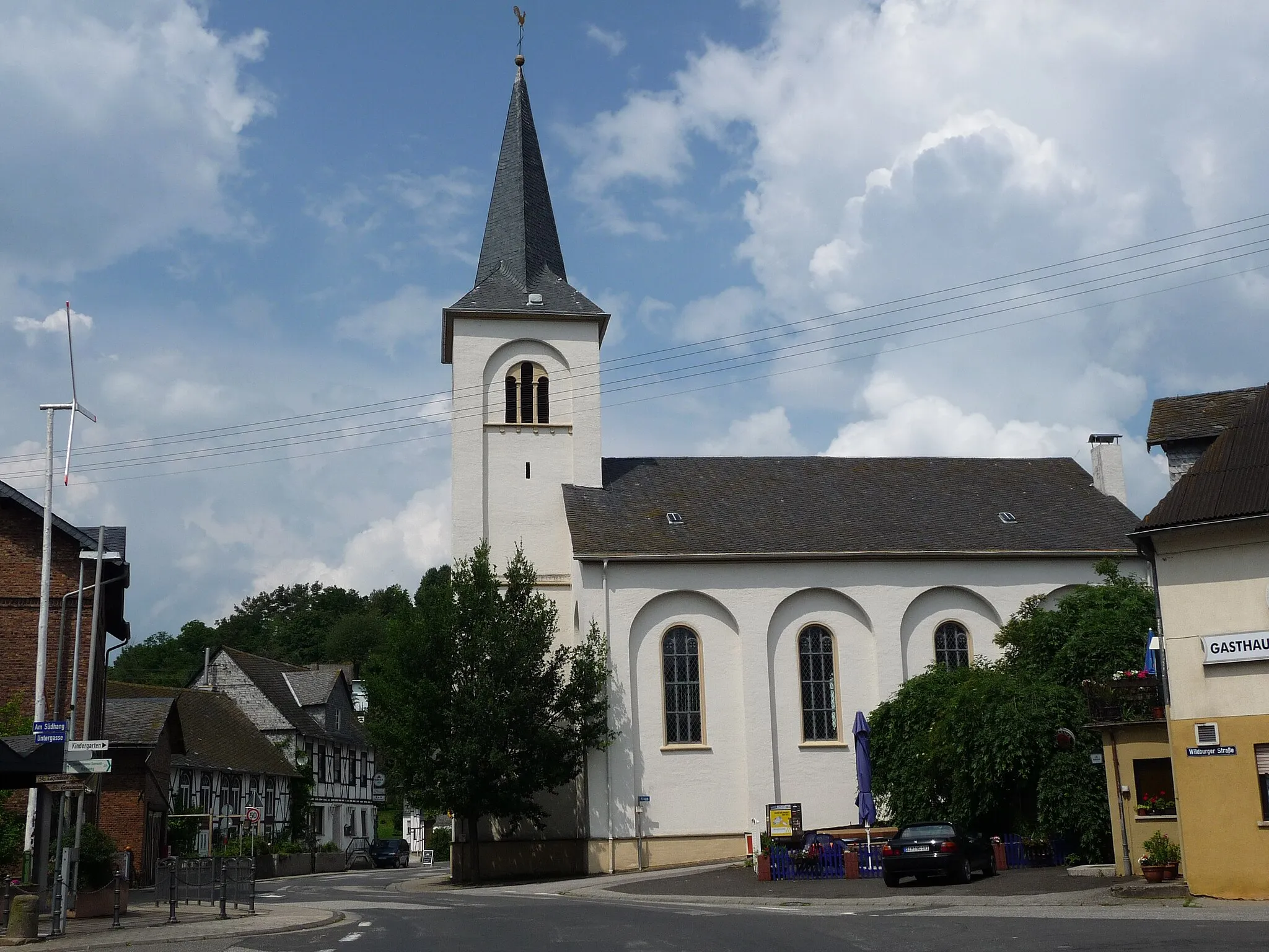 Photo showing: Mengerschied – Ev. Kirche