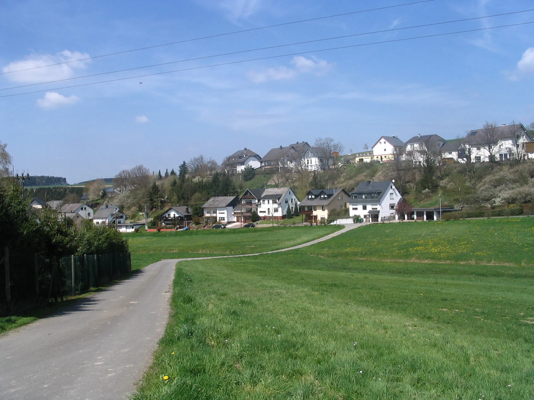 Photo showing: Belgweiler in the Hunsrück landscape, Germany