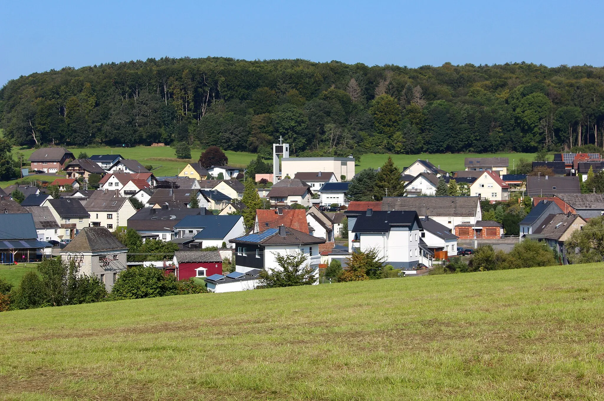 Photo showing: Panorama von Rothenbach, Westerwald, Rheinland-Pfalz