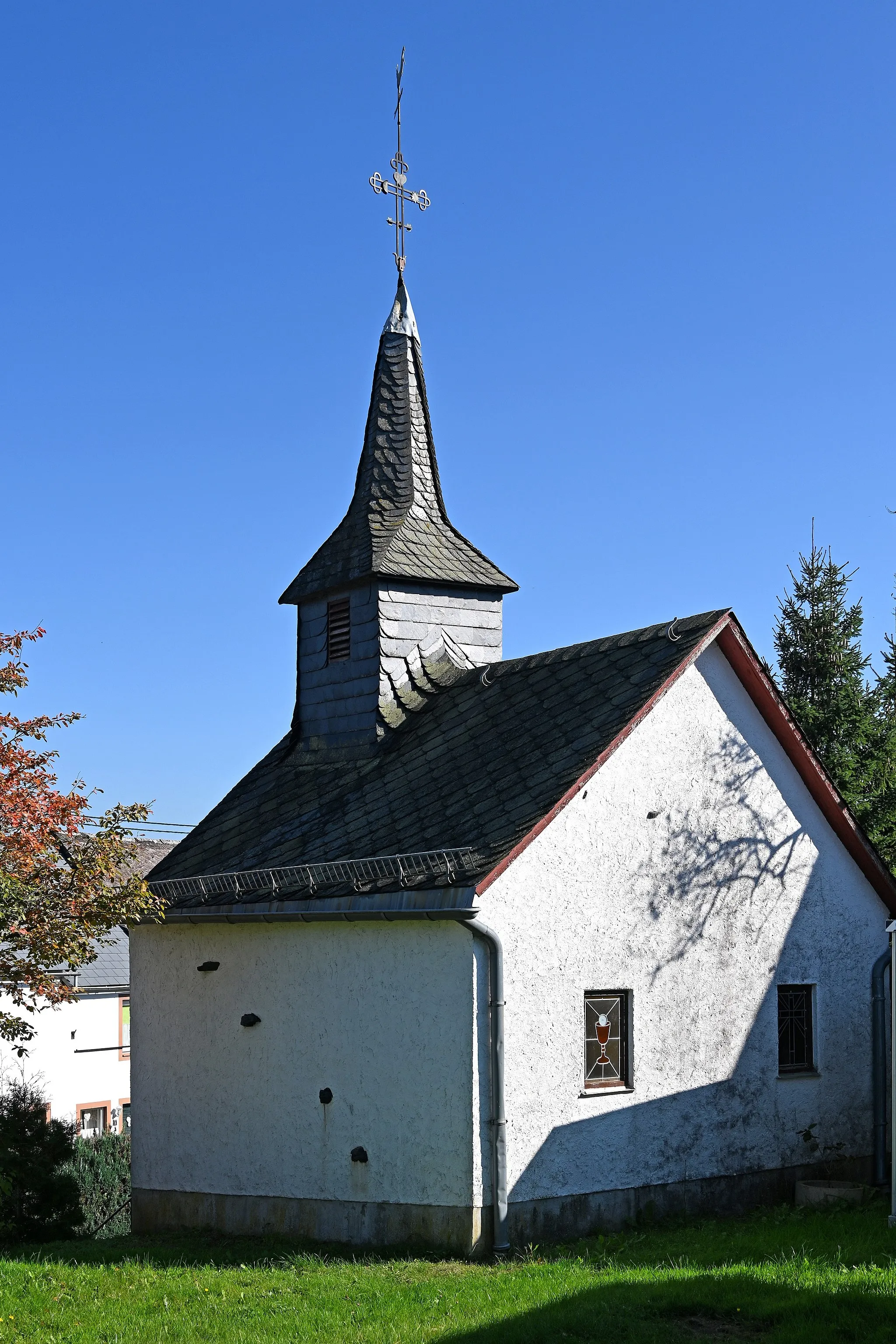 Photo showing: Kötterichen, Kapelle, Kirchstraße, kleiner Putzbau, um 1800