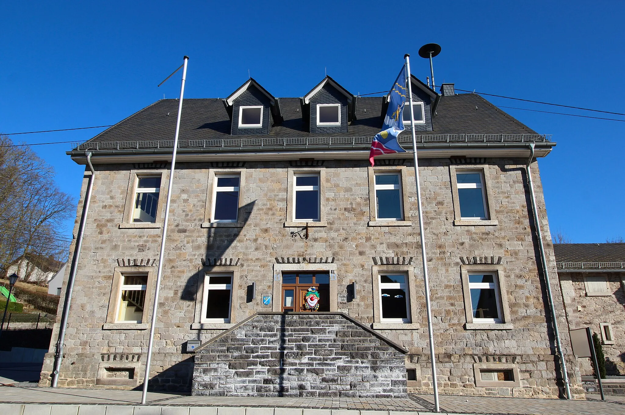 Photo showing: Rathaus, ehemalige Schule, Niederahr, Westerwald, Rheinland-Pfalz