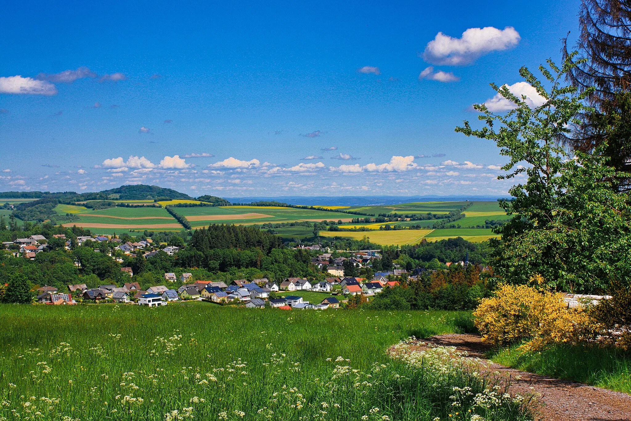 Photo showing: Blick auf Kempenich von Westen