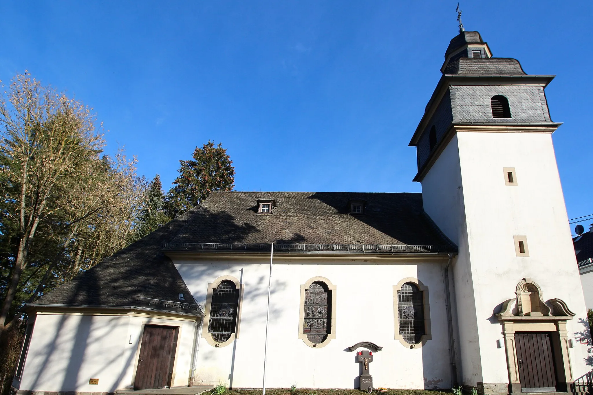 Photo showing: Kirche St Kastor, Rengsdorf, Landkreis Neuwied, Rheinland-Pfalz