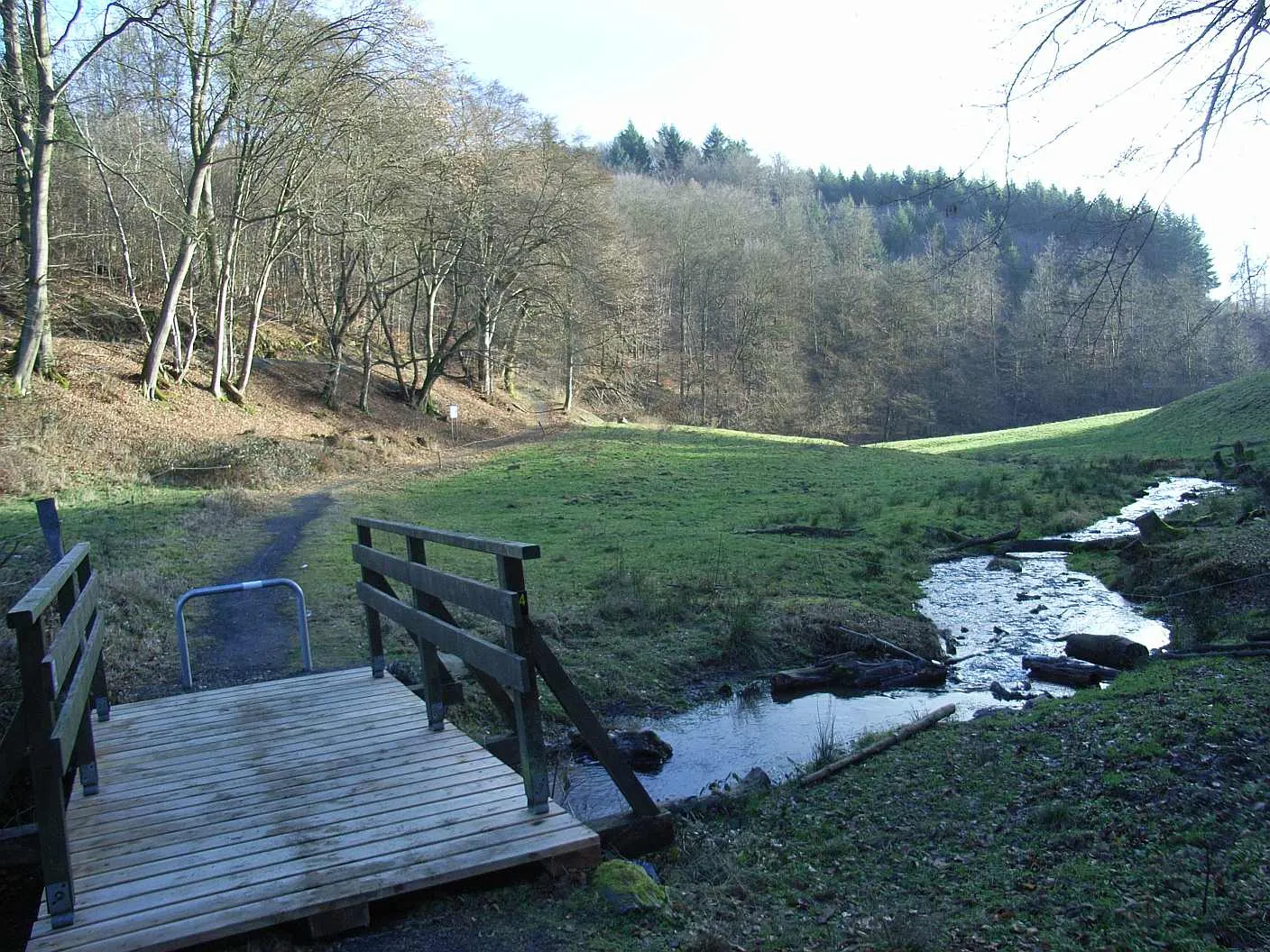 Photo showing: Laubach am Laubachswinkel zwischen Ehlscheid und Rengsdorf