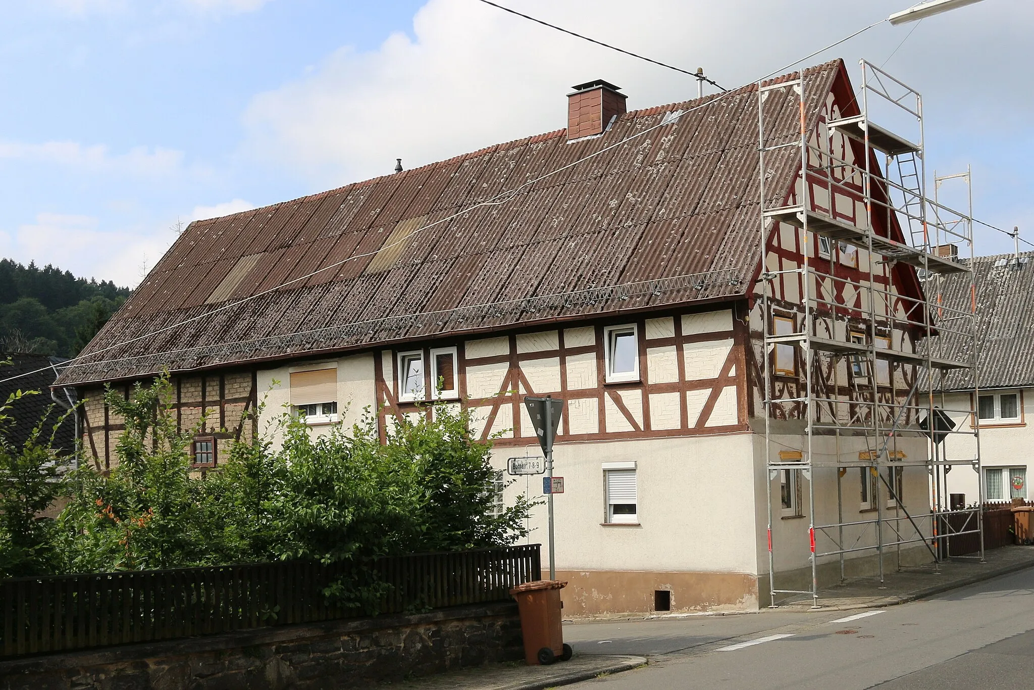 Photo showing: Willmenrod, Westerwaldkreis: Quereinhaus Bornstraße 5