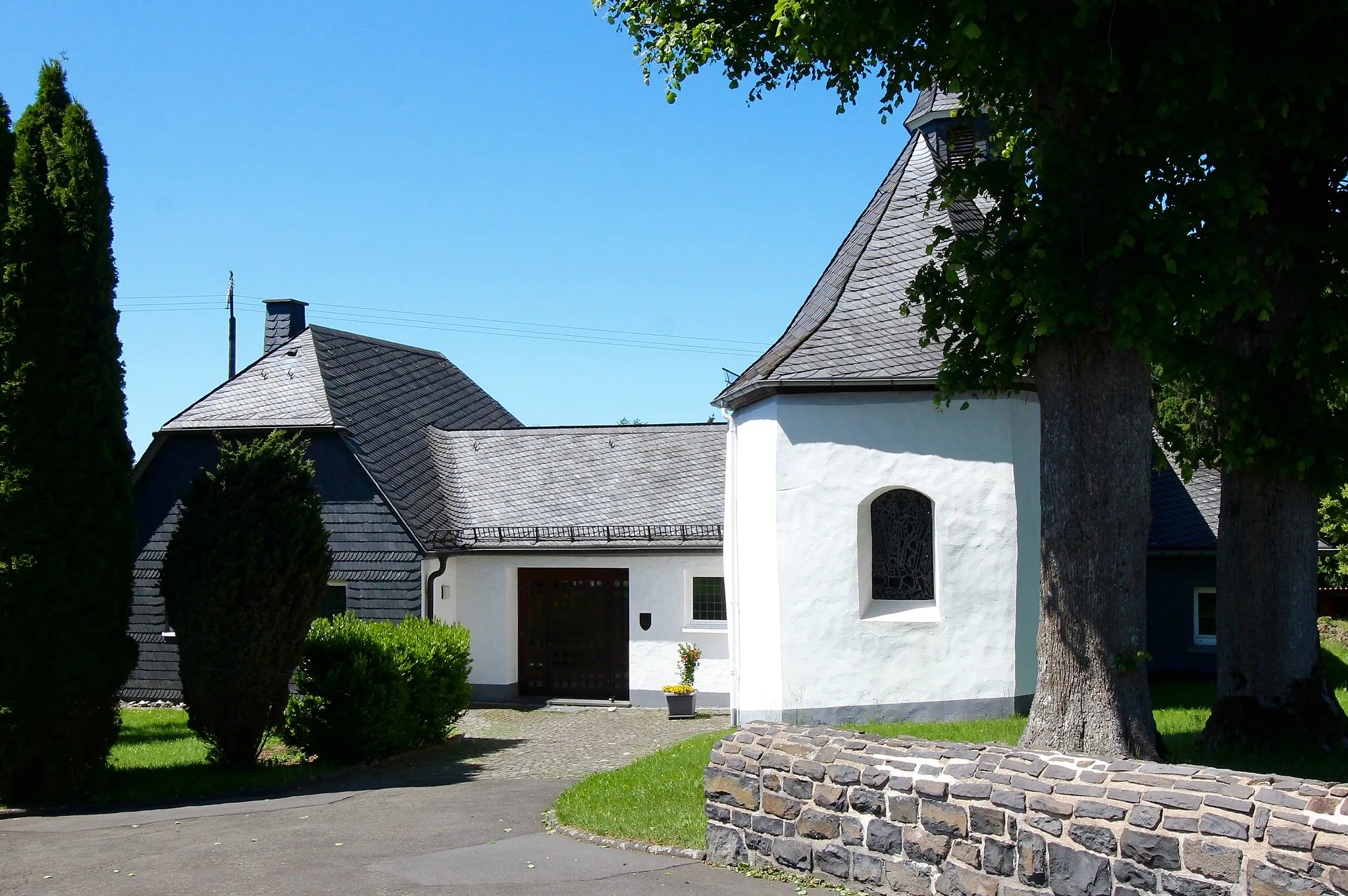 Photo showing: Evangelische Johannes-Kapelle, Nisterberg, Rheinland-Pfalz