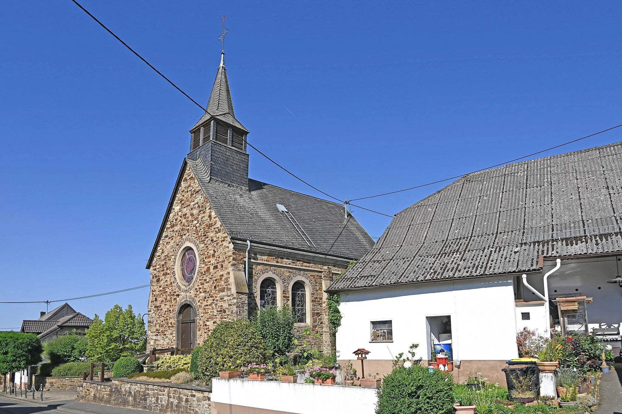 Photo showing: St. Rochus (Rodder) von Osten