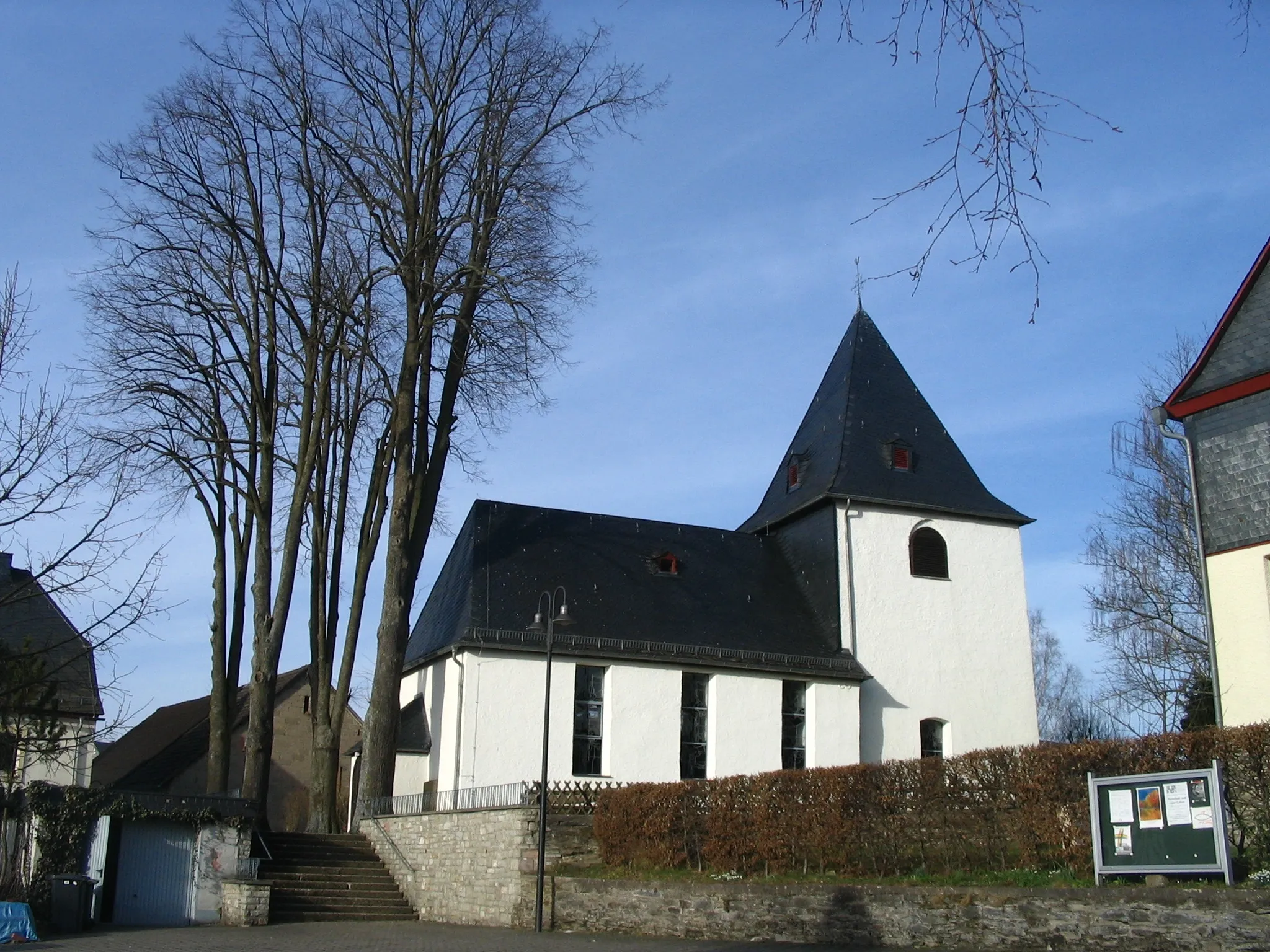 Photo showing: ev. Kirche in Neuerkirch/Hunsrück