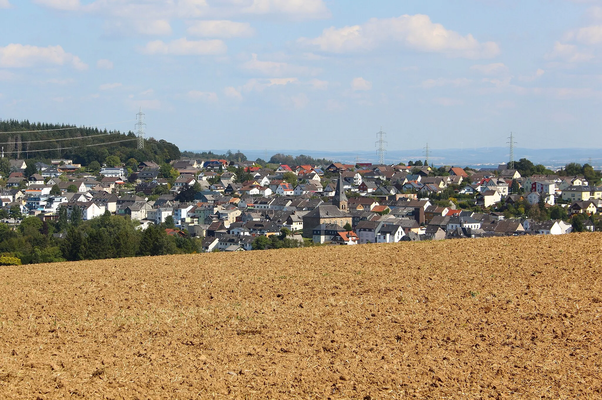 Photo showing: Panorama von Holzappel, Rhein-Lahn-Kreis