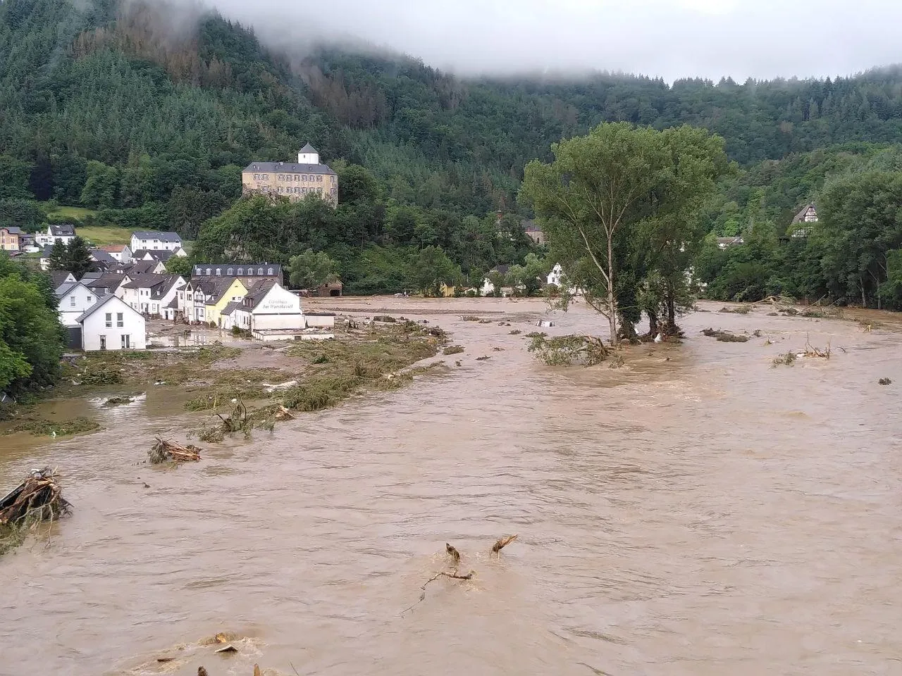 Photo showing: Ahr flood in Altenahr, Germany, July 2021