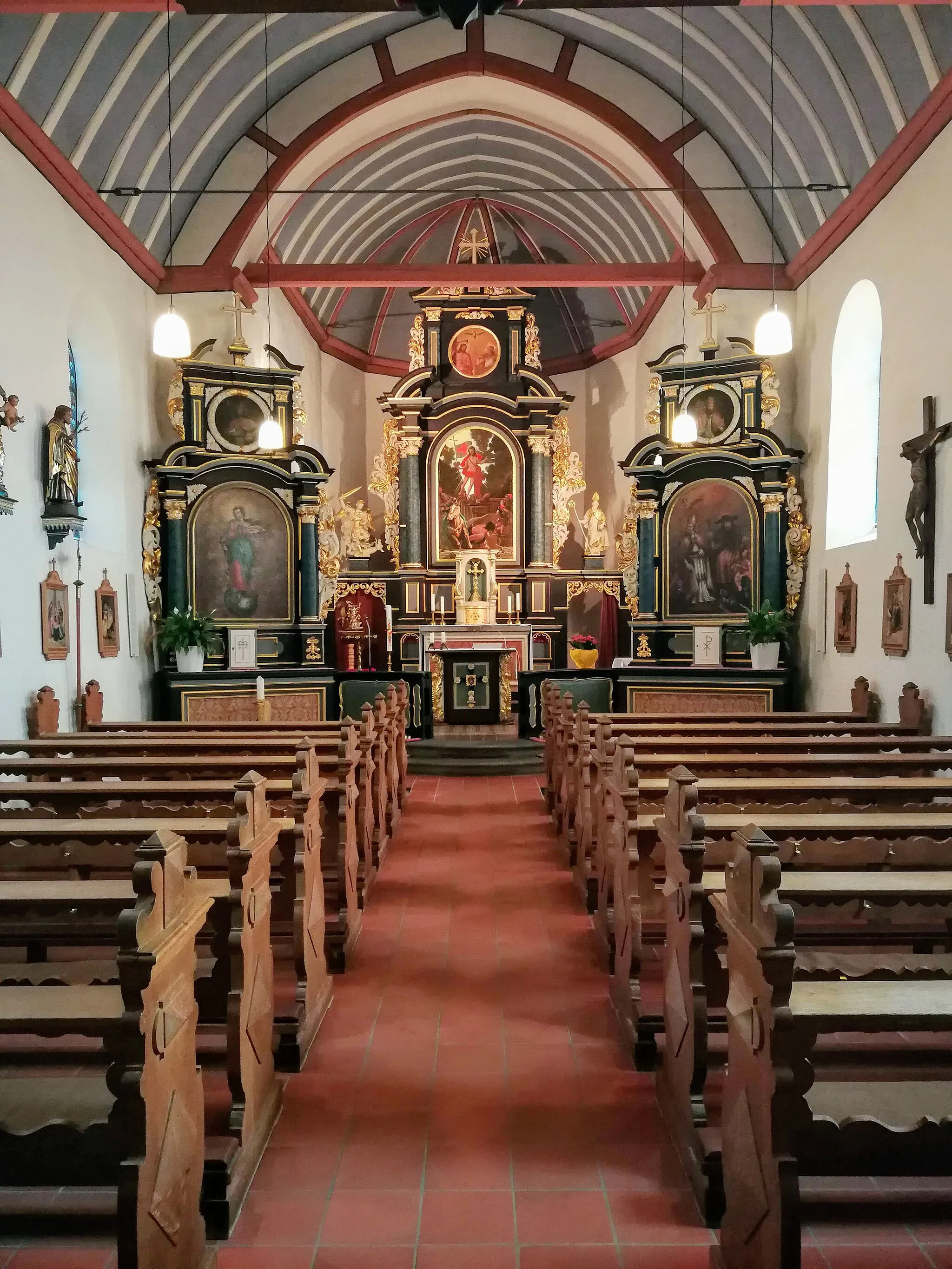 Photo showing: Katholische Kirche St. Martin Hilberath, Stadt Rheinbach, Rhein-Sieg-Kreis, Nordrhein-Westfalen, Deutschland