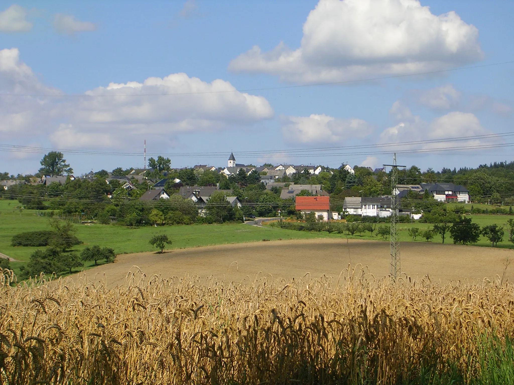 Photo showing: Blick auf Udenhausen
selbst fotografiert

Aug. 2005