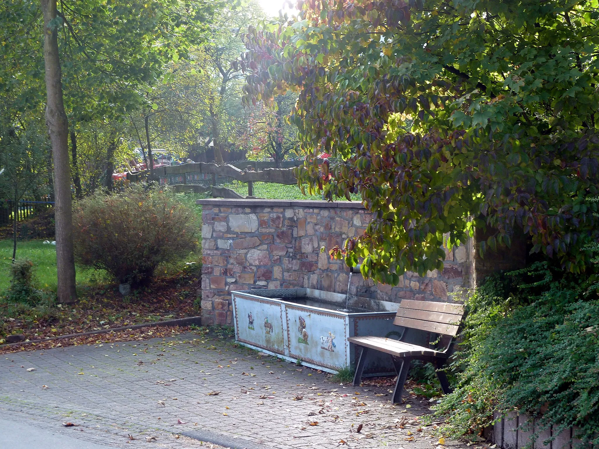 Photo showing: Dambach bei Birkenfeld – alter Röhrenbrunnen