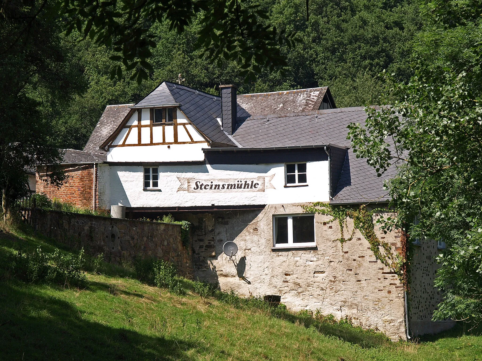 Photo showing: Steinsmühle in Metternich (Schrumpftal)