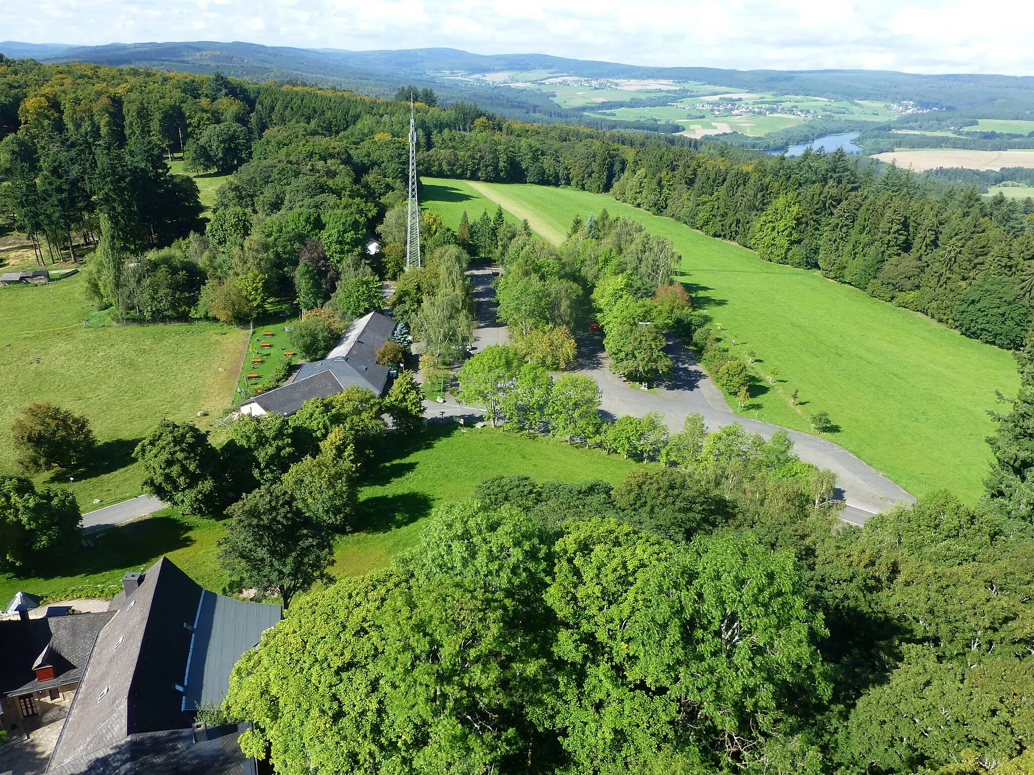 Photo showing: Blick von der Wildenburg in Richtung Allenbach, Wirschweiler, Sensweiler und Langweiler