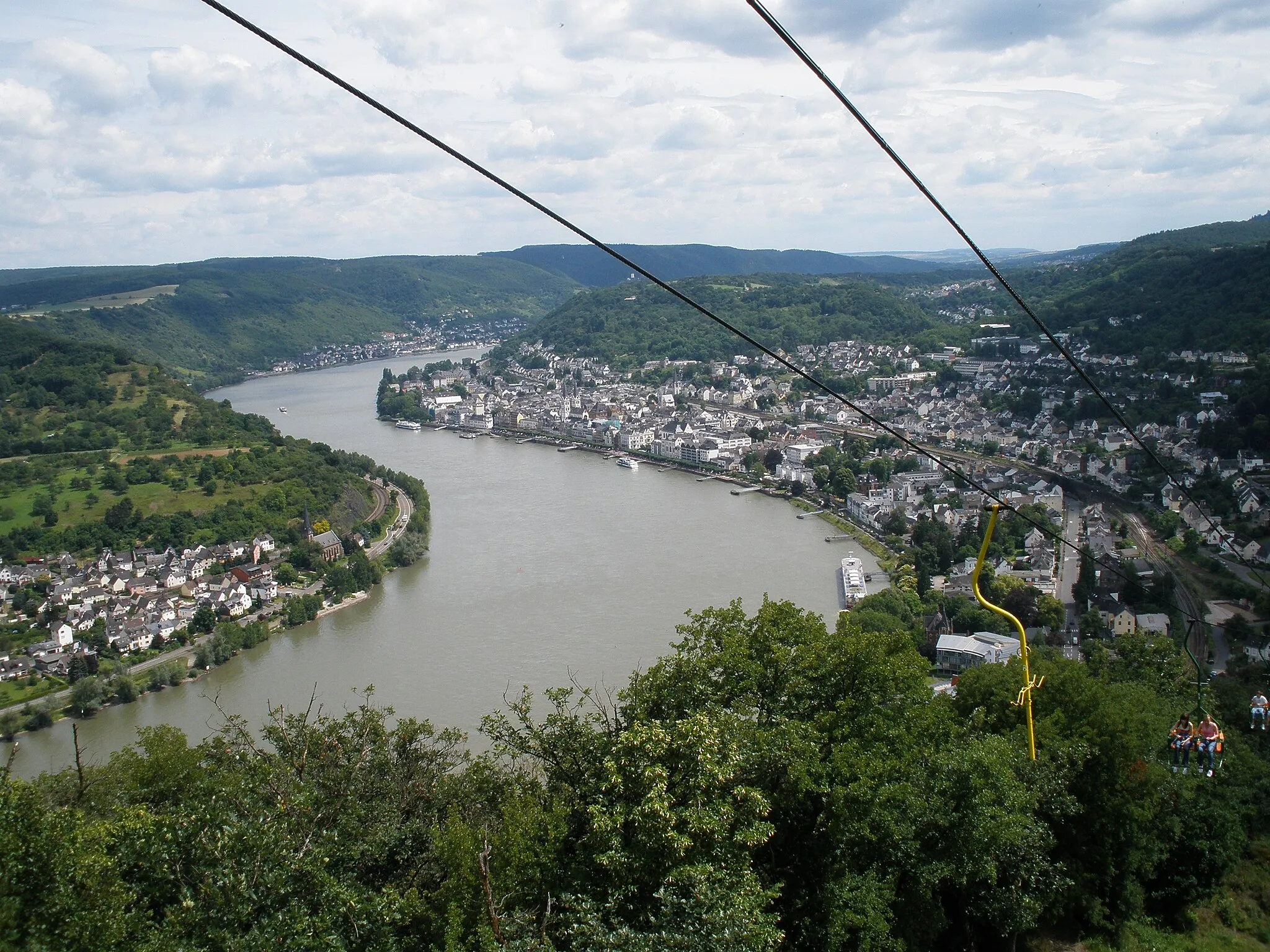 Photo showing: Via ferrata climbing Boppard, 56154 Boppard, Germany