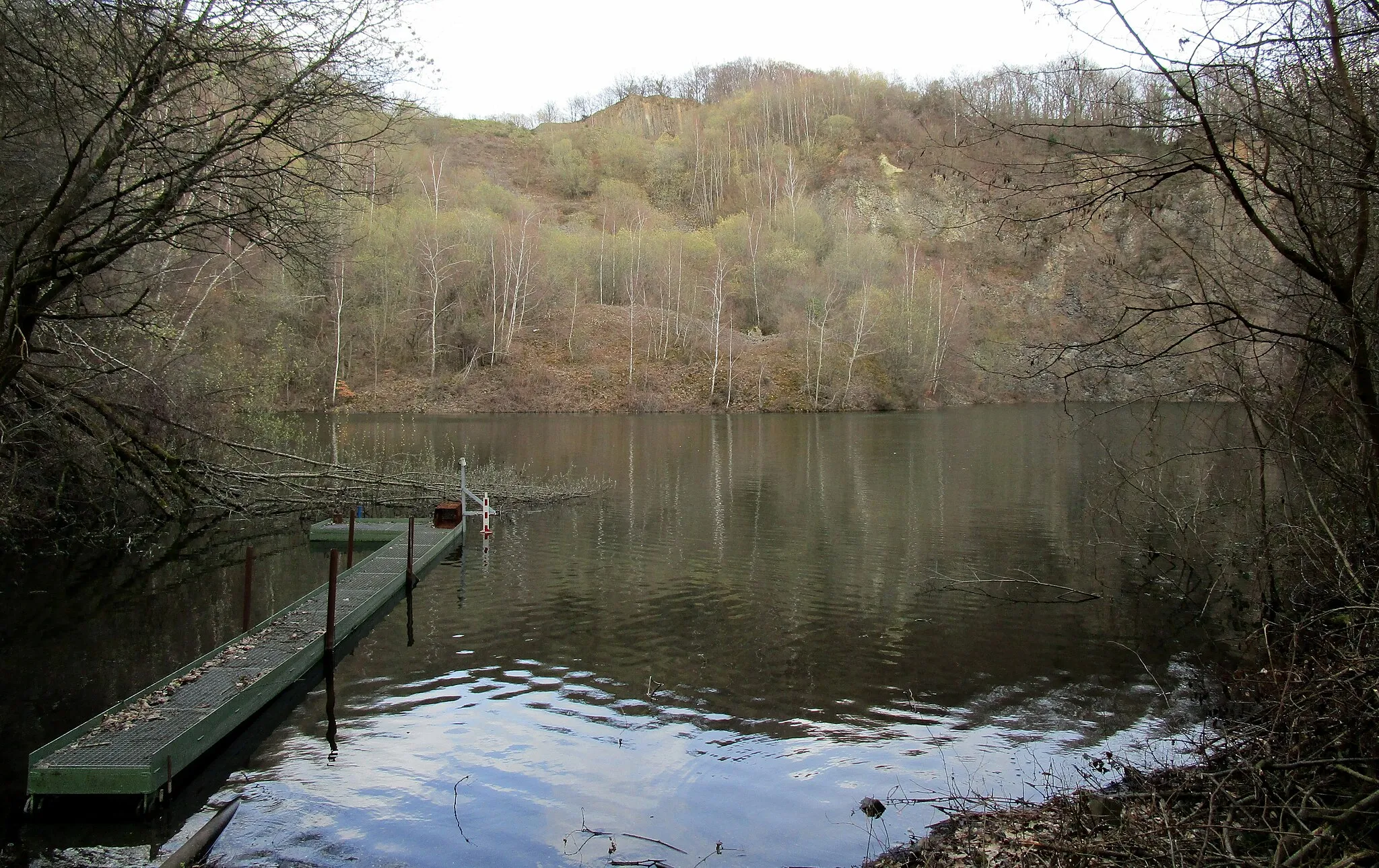 Photo showing: Tagebaurestsee am Hummelsberg, Stadtgebiet Linz am Rhein