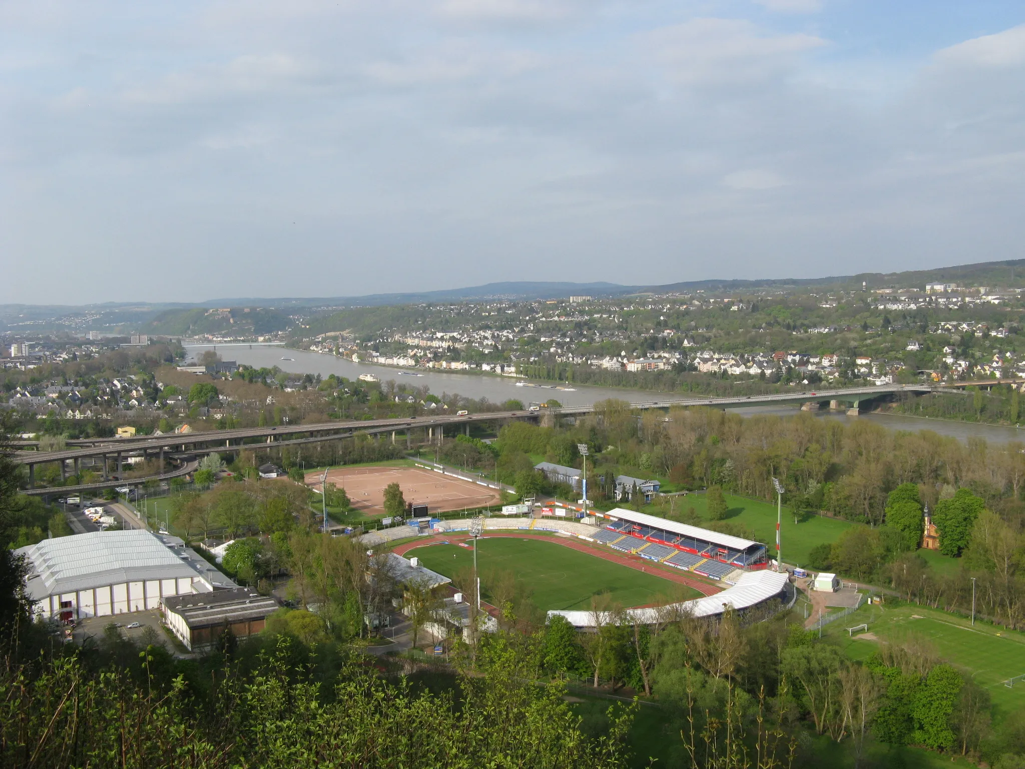 Photo showing: Rittersturz, outlook near Koblenz, Germany