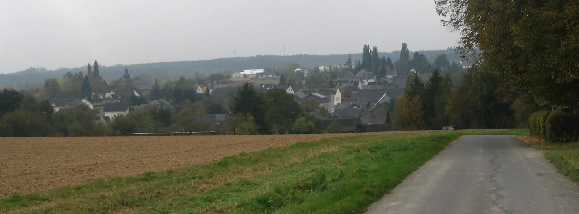 Photo showing: Reckershausen aus Richtung Osten