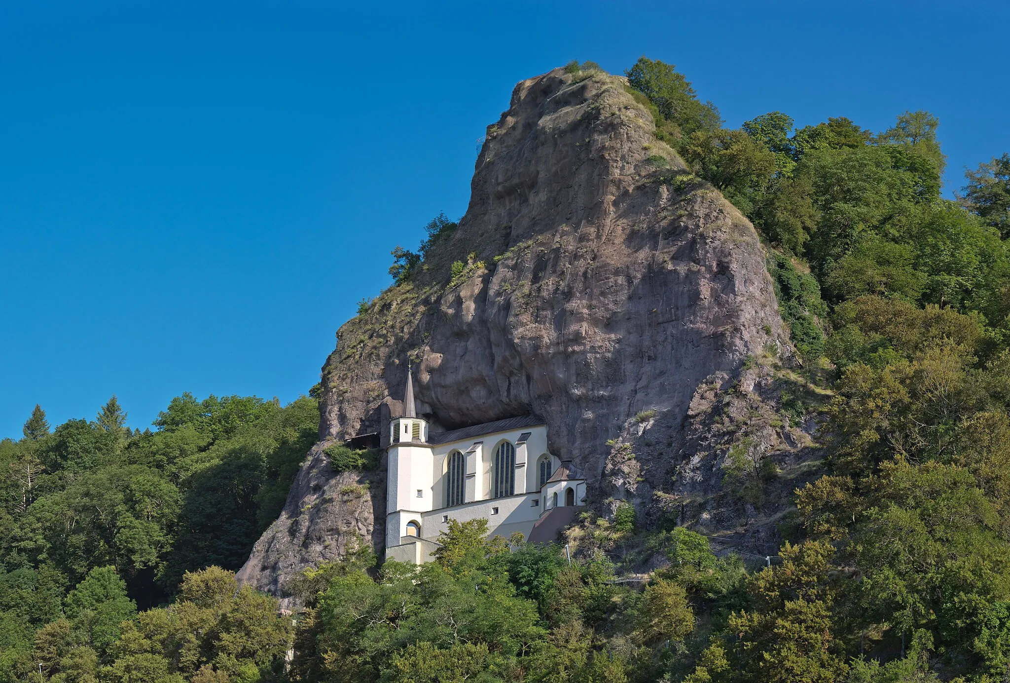 Photo showing: Felsenkirche (“Crag Church”) in Idar-Oberstein