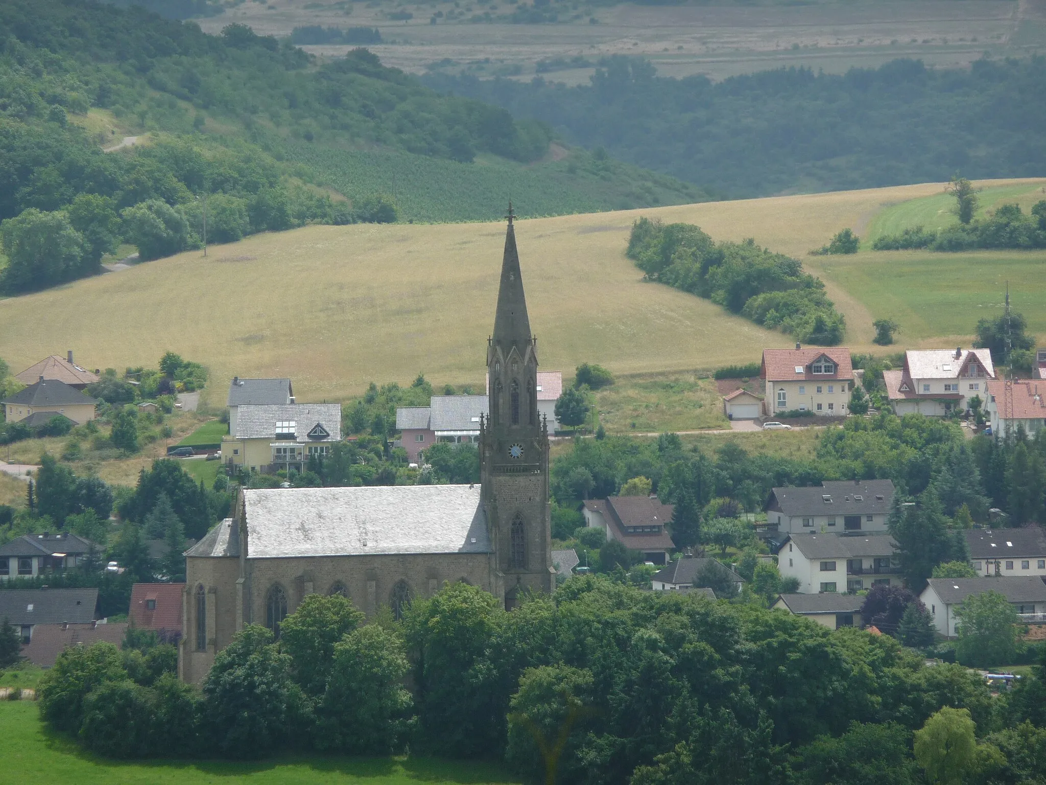 Photo showing: Waldböckelheim - Ev. Kirche