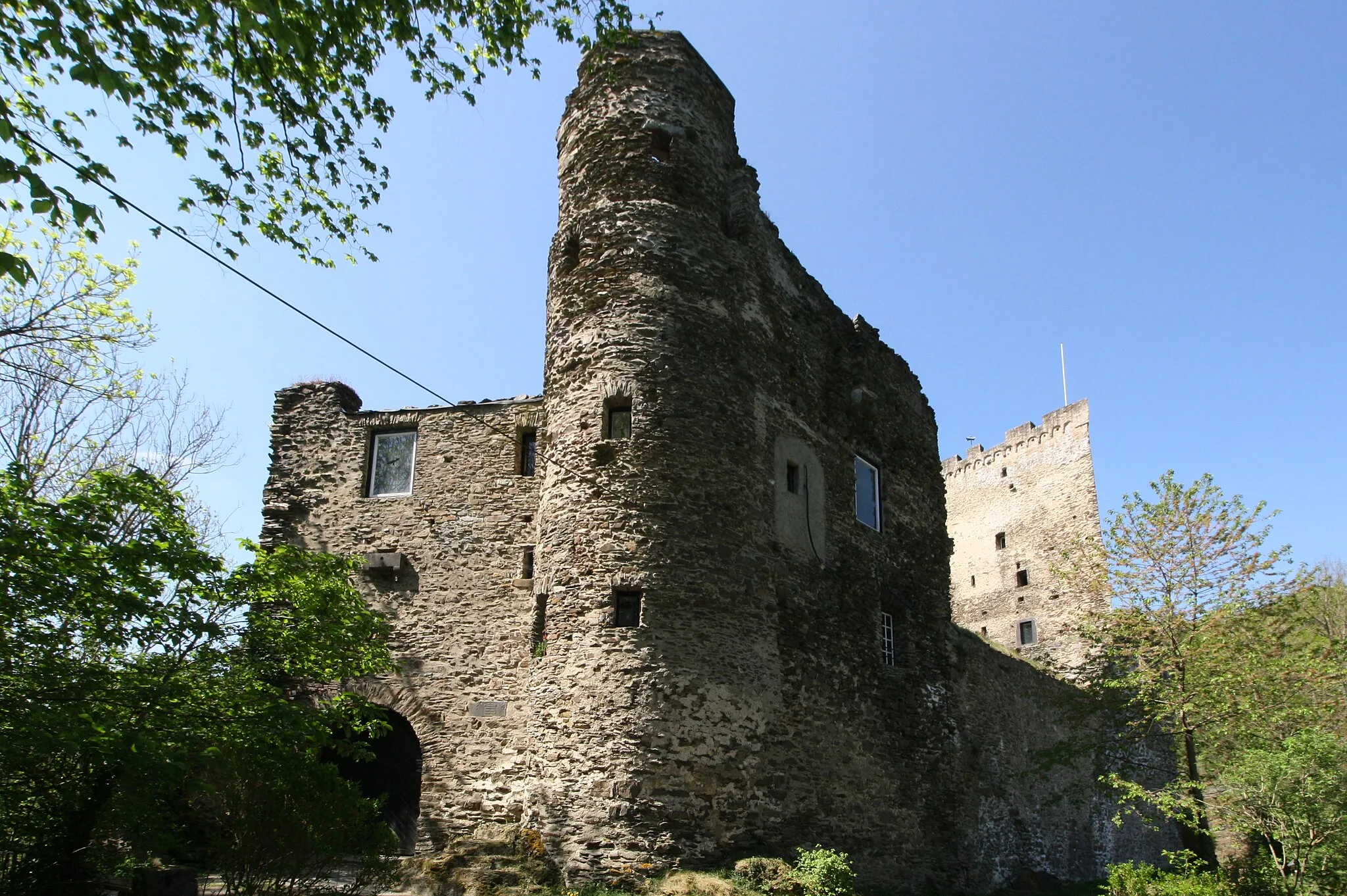 Photo showing: Burg Grenzau, Höhr-Grenzhausen, Westerwald, Rheinland-Pfalz, Deutschland