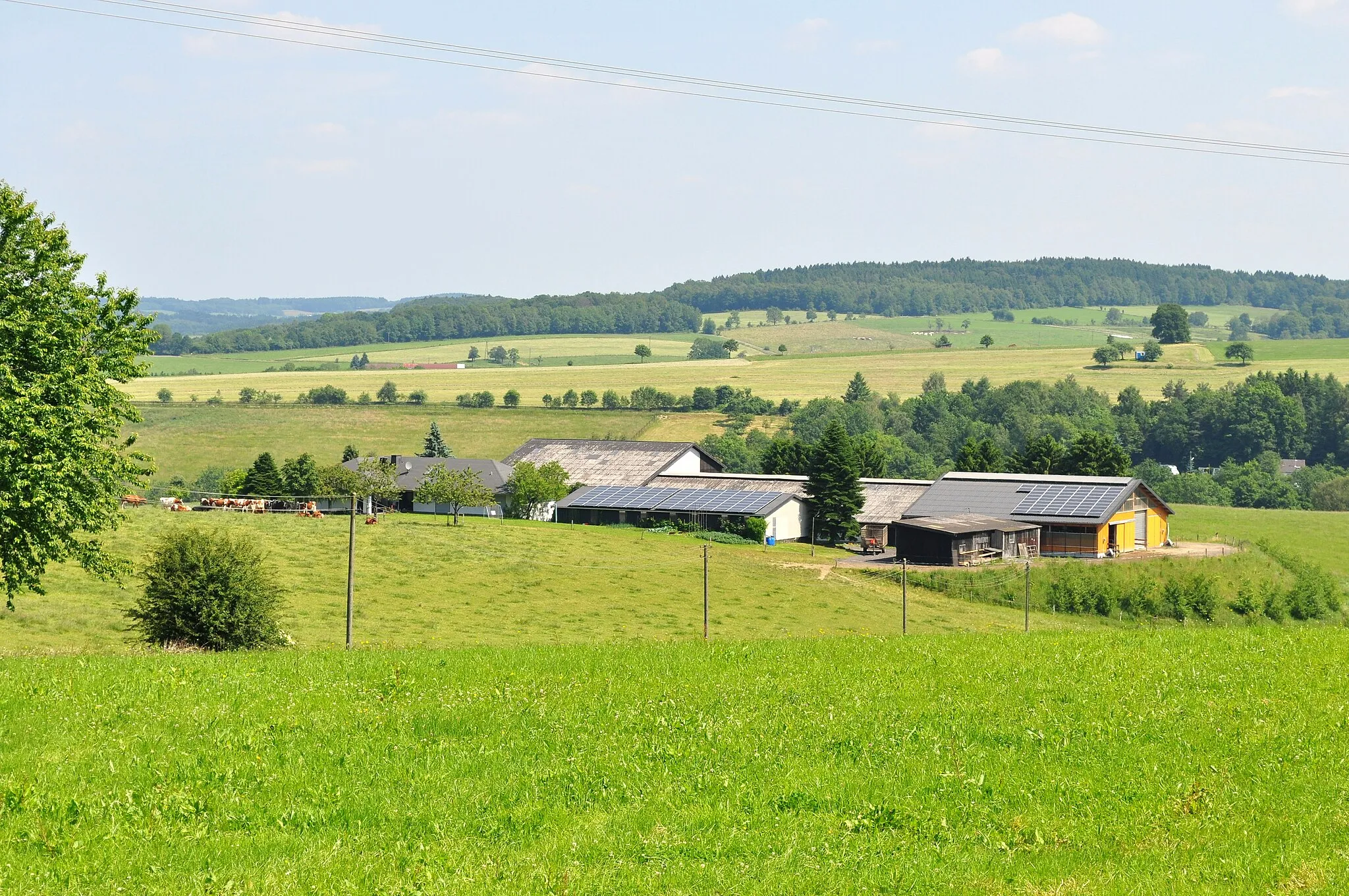 Photo showing: Bauernhof zwischen Bölkum u. Stranzenbach