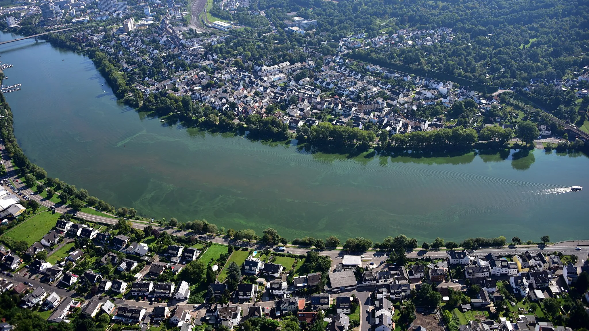 Photo showing: Koblenz-Moselweiß, Luftaufnahme (2017)