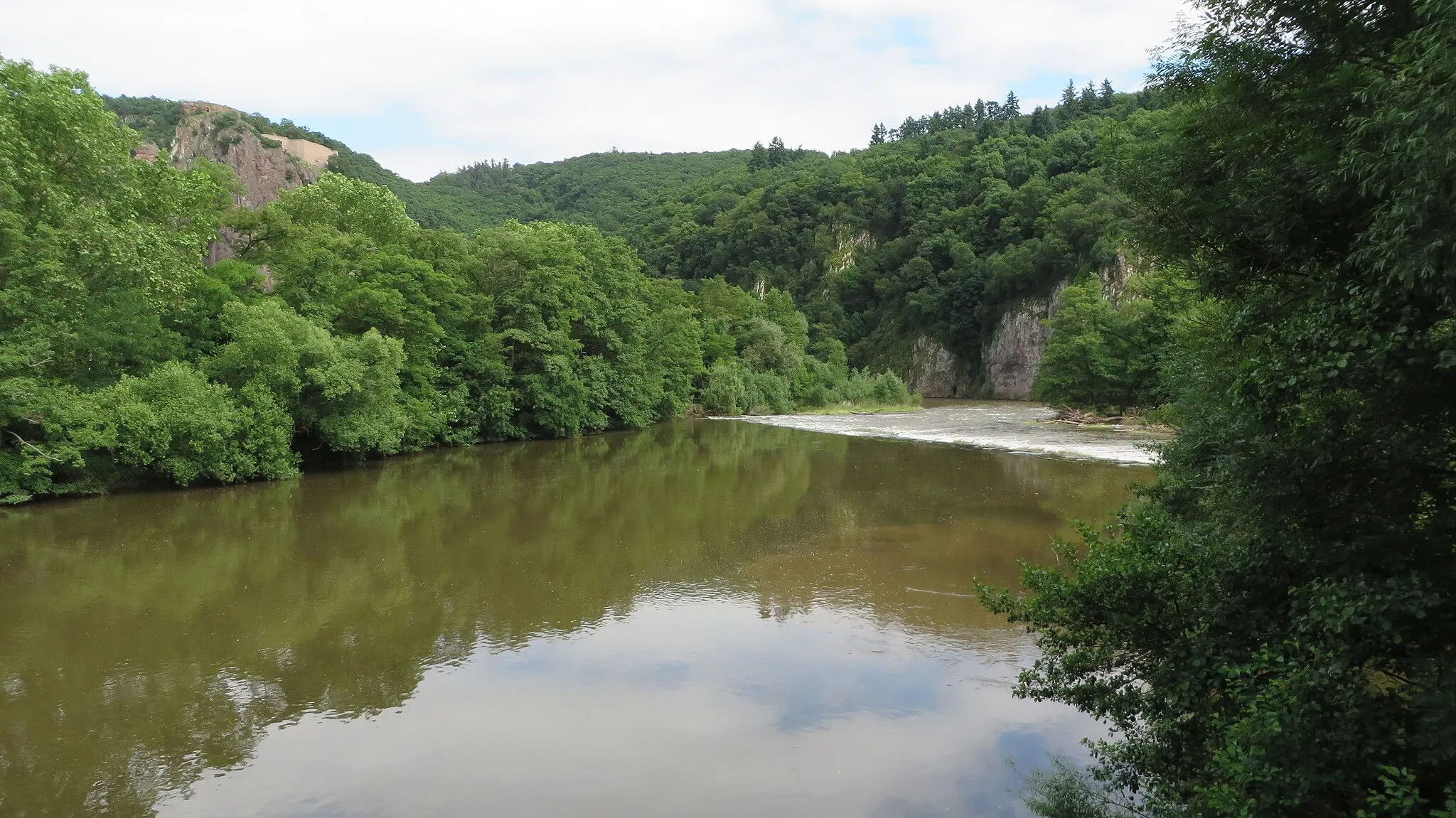 Photo showing: Nahe near Bad Münster am Stein