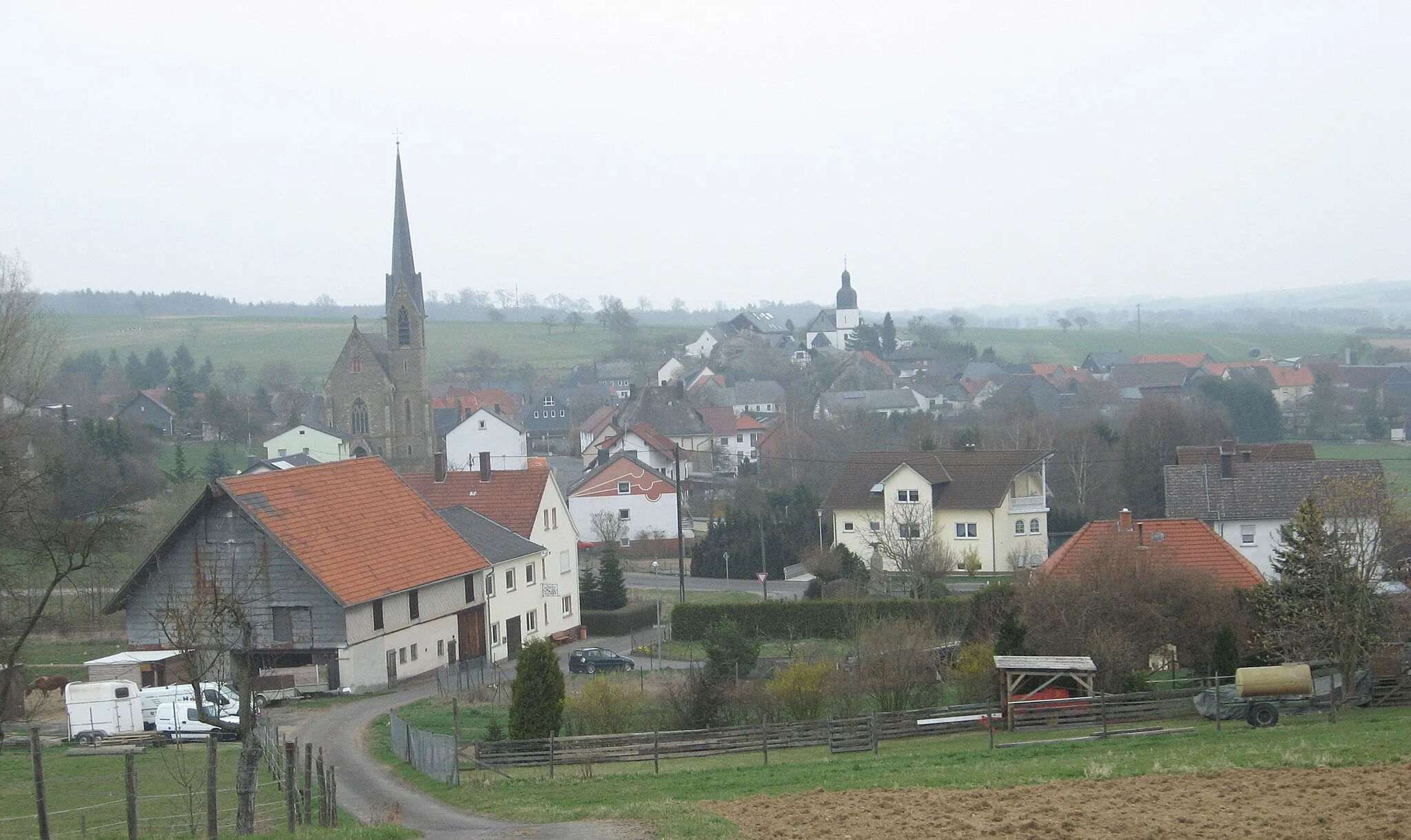 Photo showing: Seesbach, Hunsrück landscape, Germany.