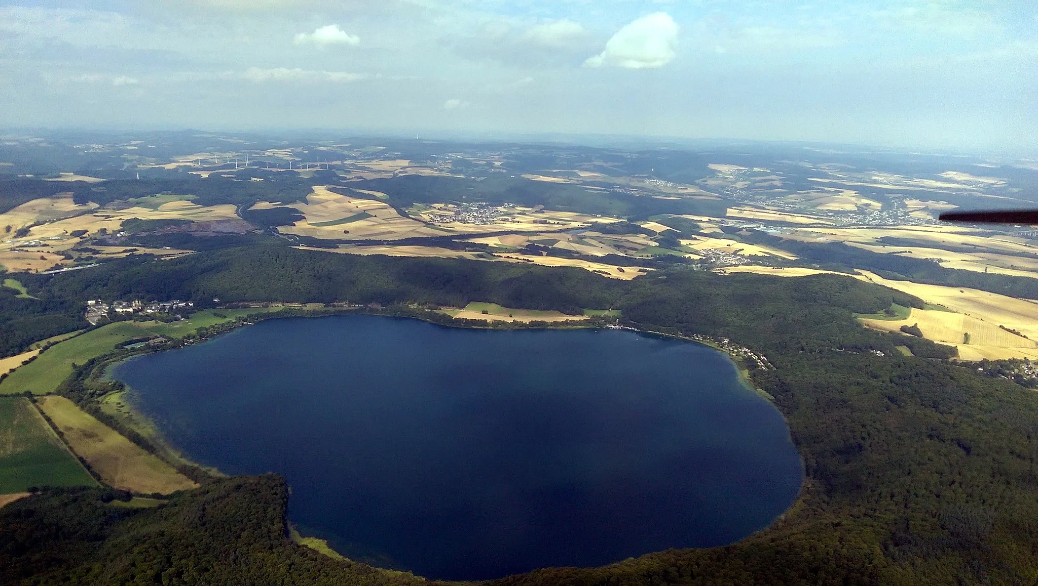 Photo showing: Laacher See, Luftaufnahme