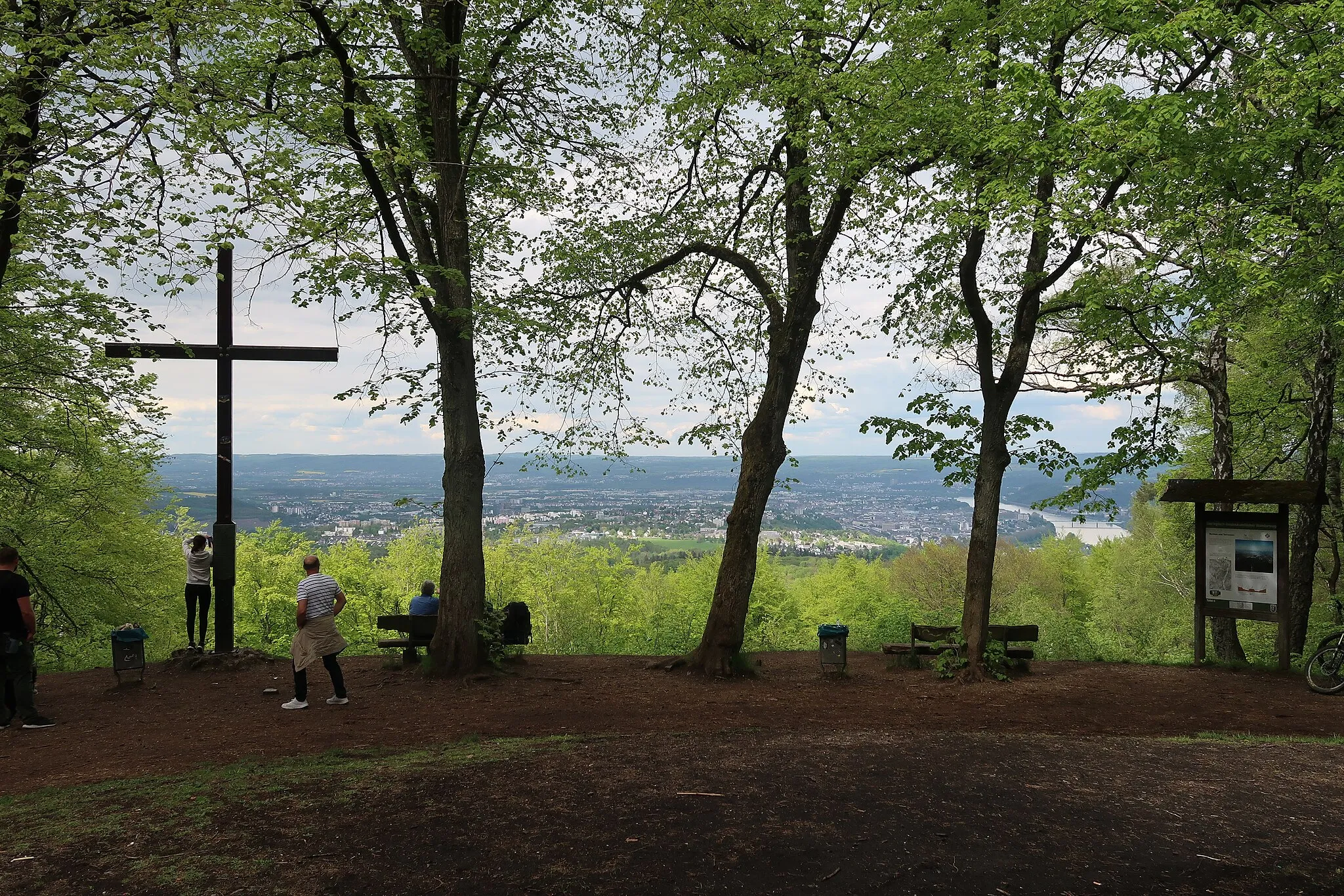 Photo showing: View from Kühkopf on Koblenz