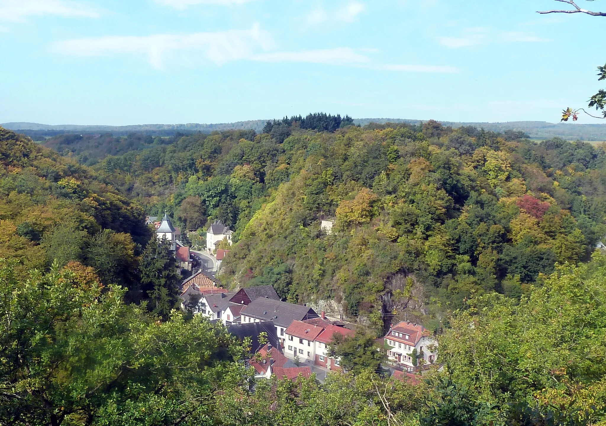 Photo showing: Blick vom „Hahn“ auf Winterburg