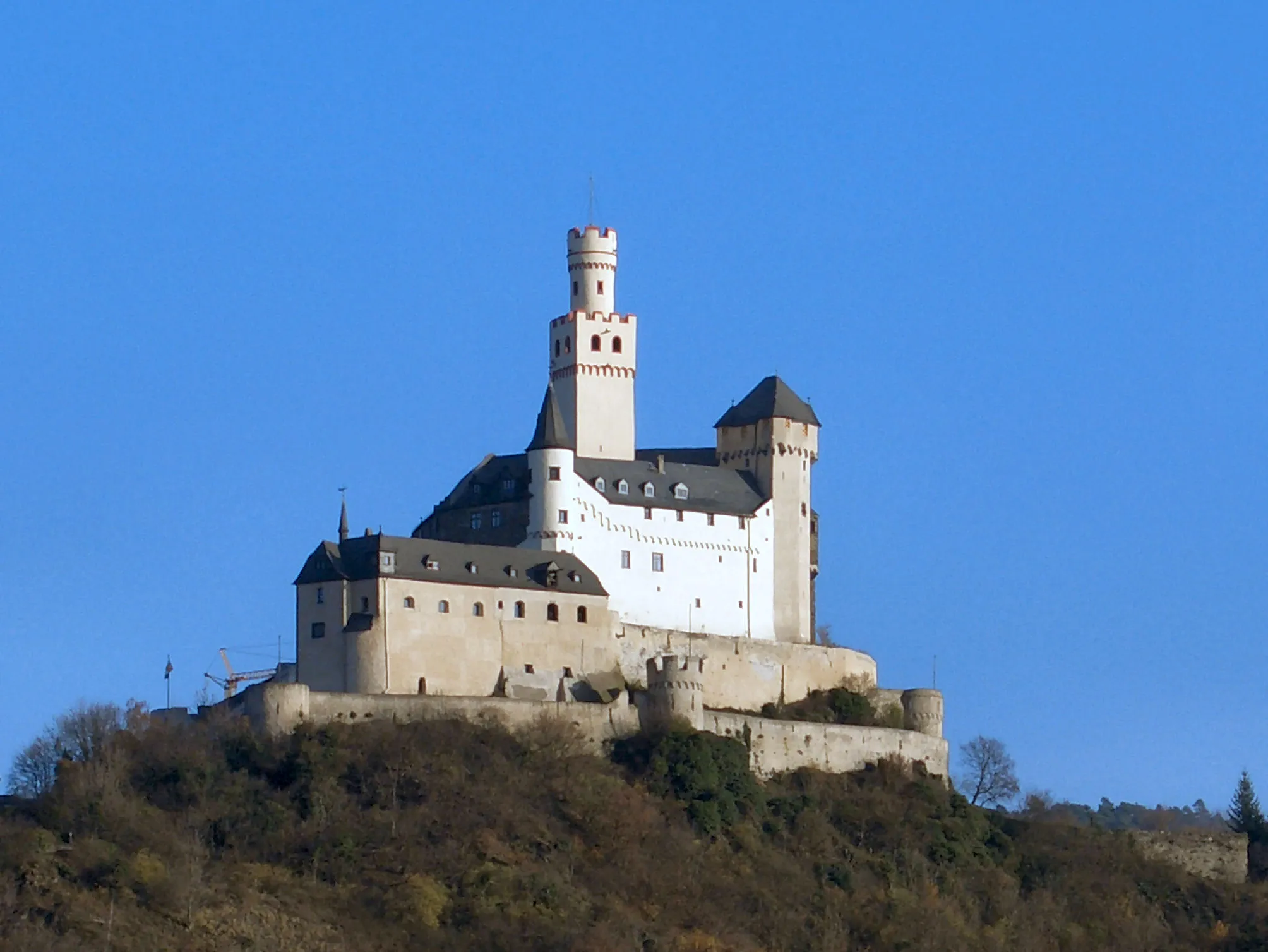 Photo showing: Marksburg – view from west