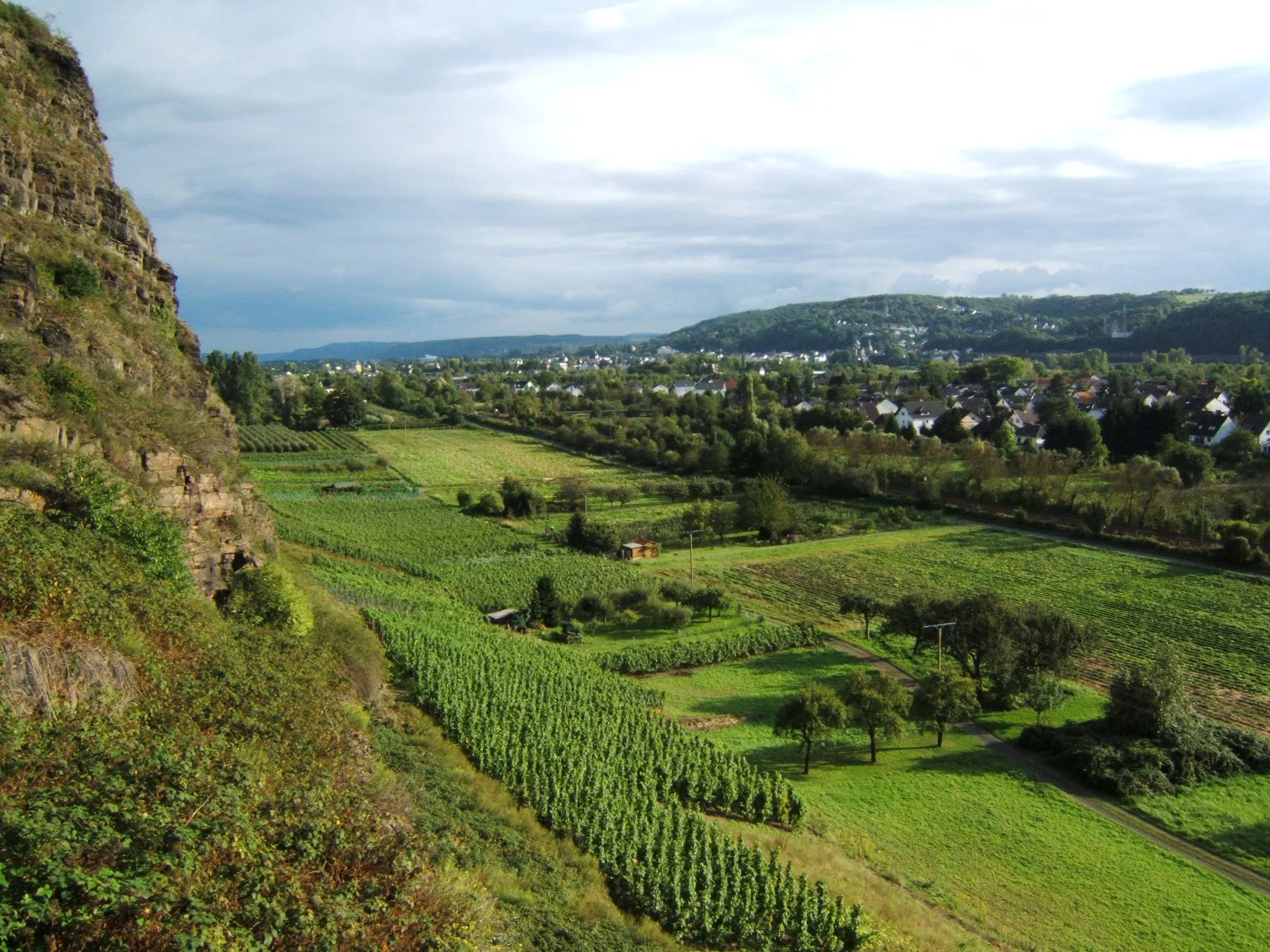 Photo showing: Blick vom Stux auf Unkel-Heister