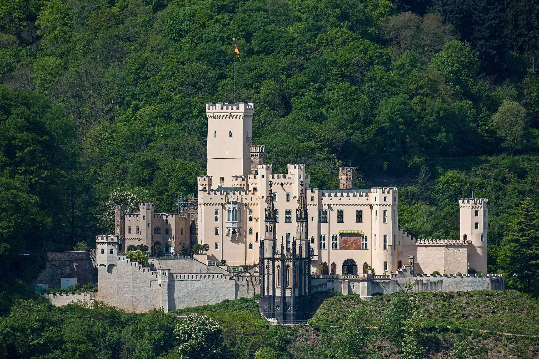 Photo showing: Stolzenfels Castle in Koblenz