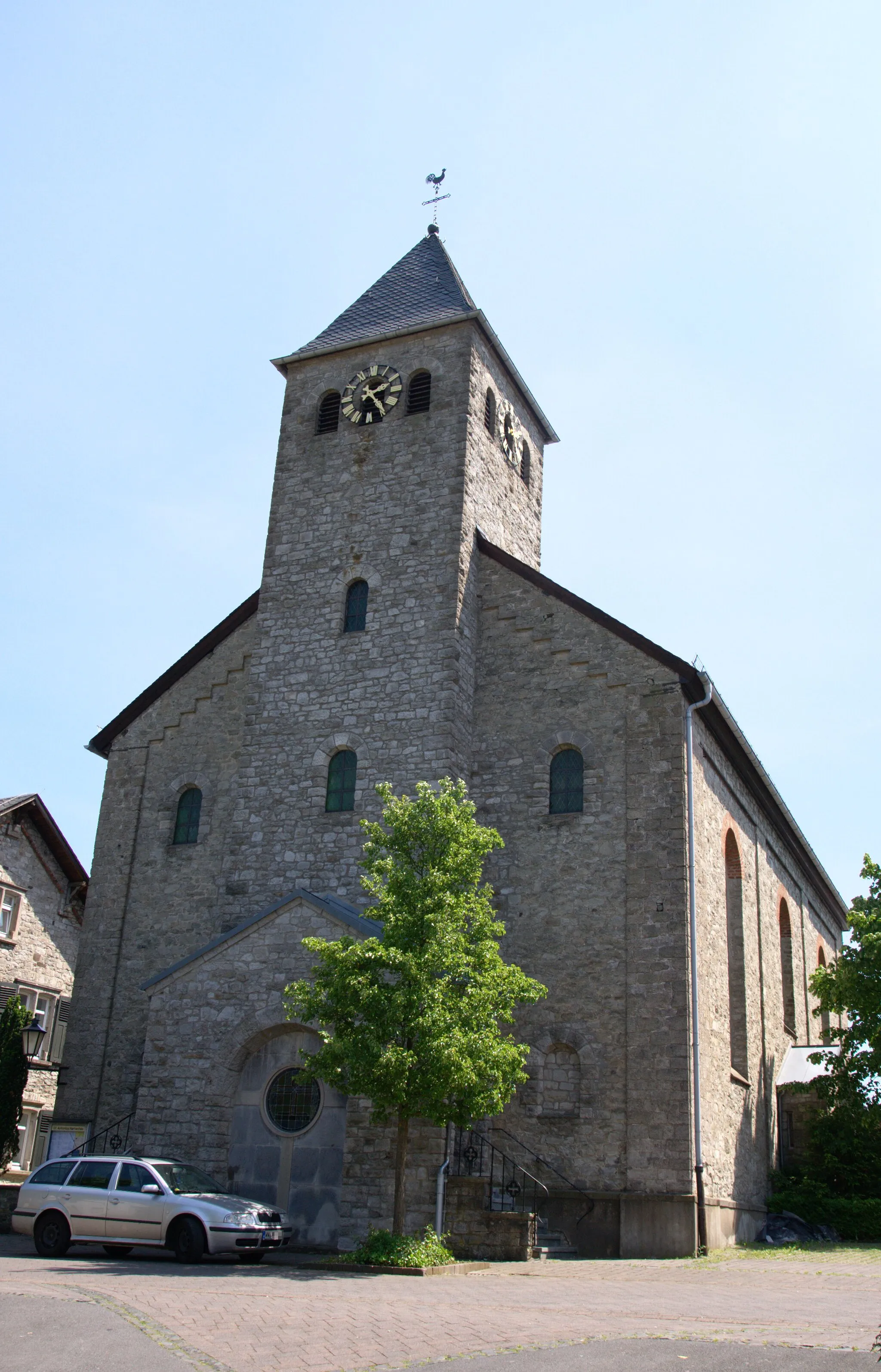 Photo showing: Church in Hartenfels, Westerwald, Rhineland-Palatinate, Germany