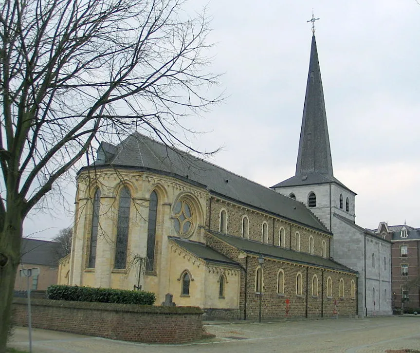 Photo showing: church in Aldeneik - Belgium, my own work (Paul Hermans)