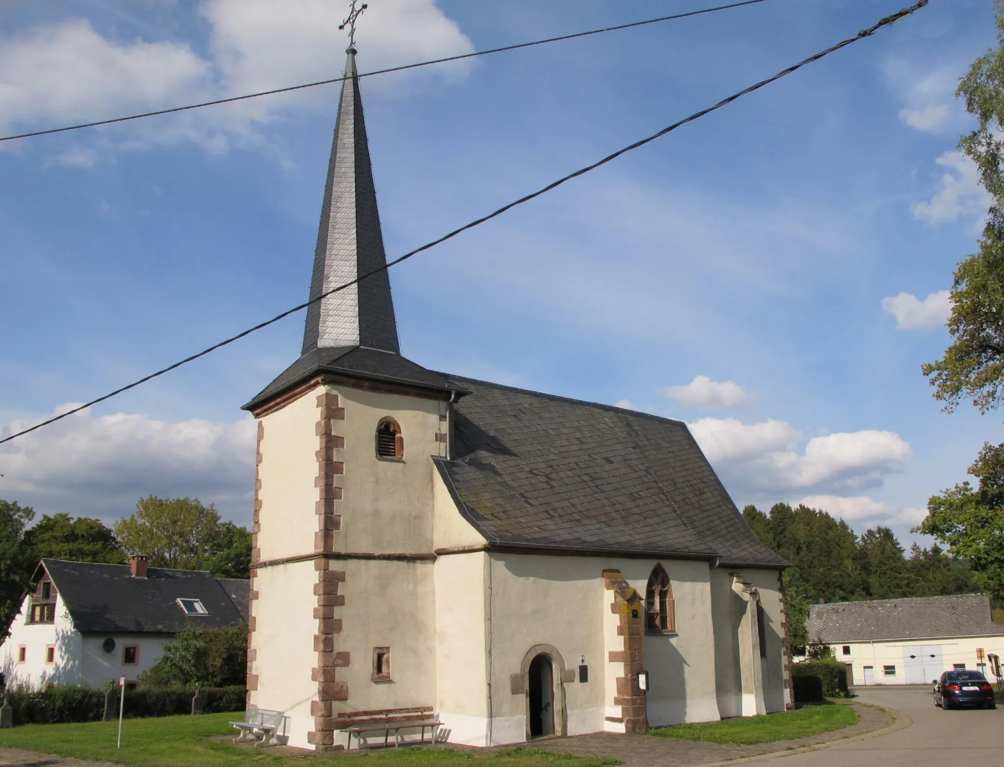 Photo showing: St-Eligius-Kulturkapelle Krewinkel, Manderfeld, Gemeinde Büllingen in Belgien