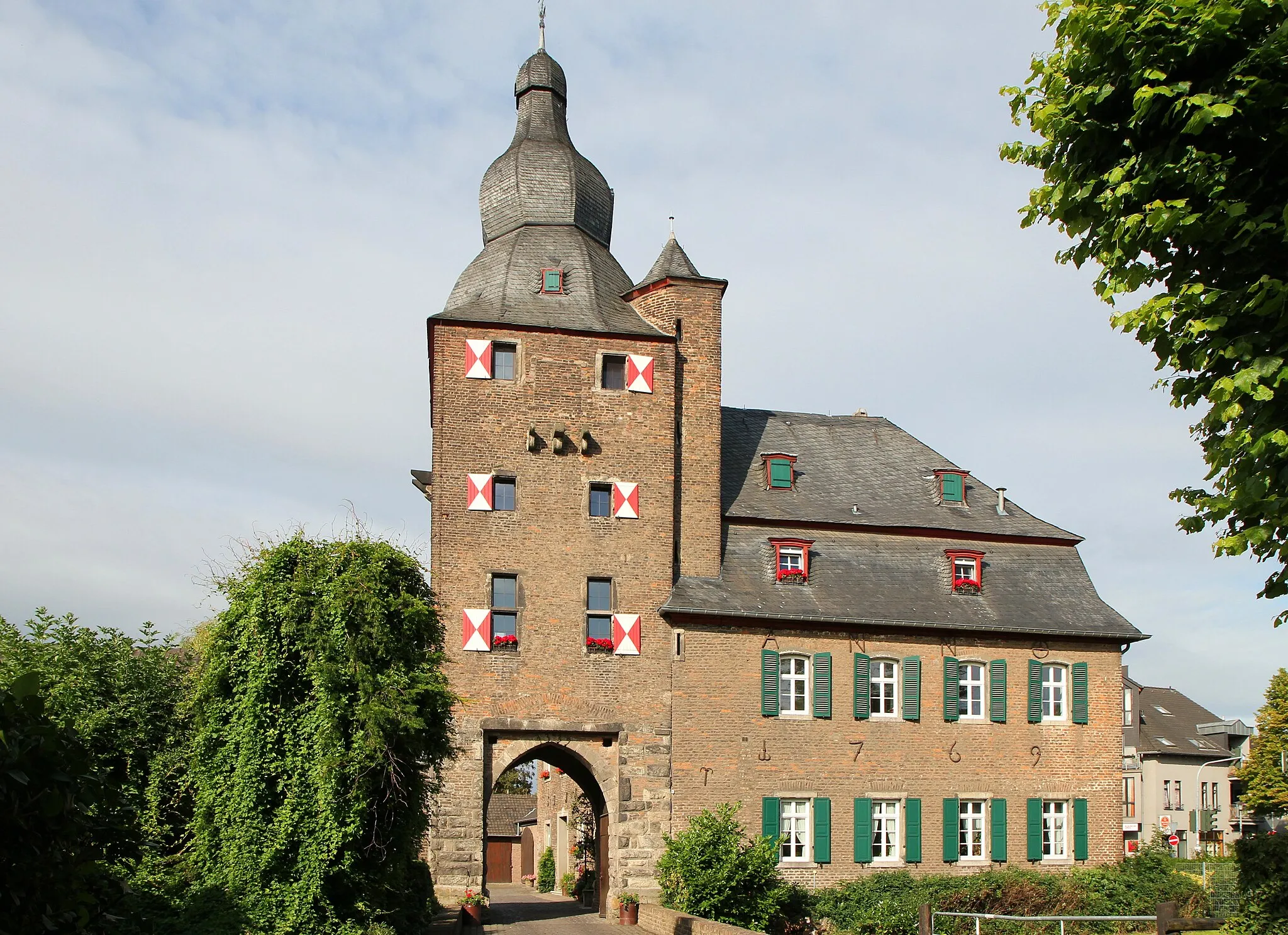 Photo showing: Burg Efferen, 1769