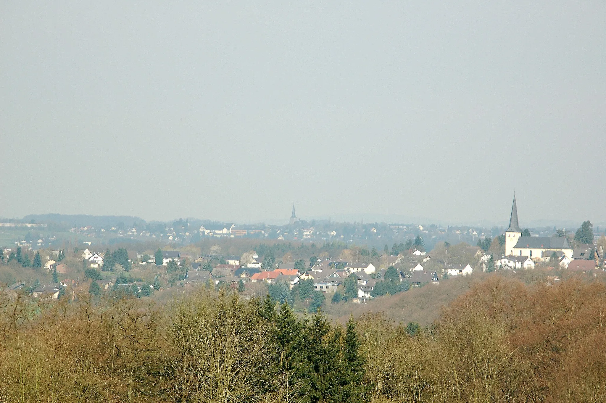 Photo showing: Blick von hier Richtung Winterscheid u. Neunkirchen