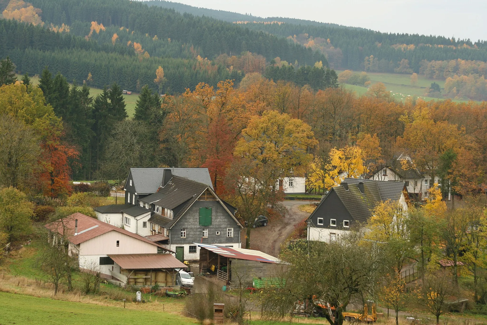 Photo showing: Schmellenberg, Lennestadt, Blick von Nord-Osten