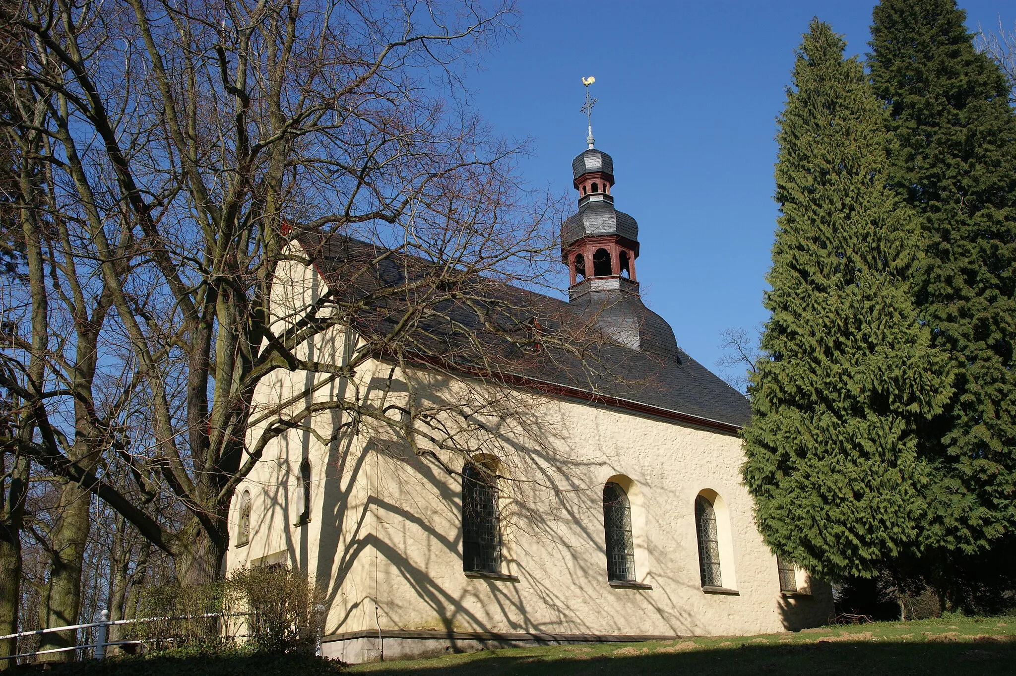 Photo showing: Chapel on the Petersberg in Königswinter